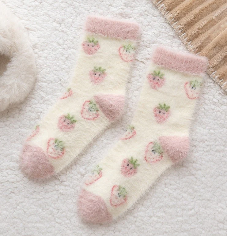 Fuzzy Berry Socks - Image 10