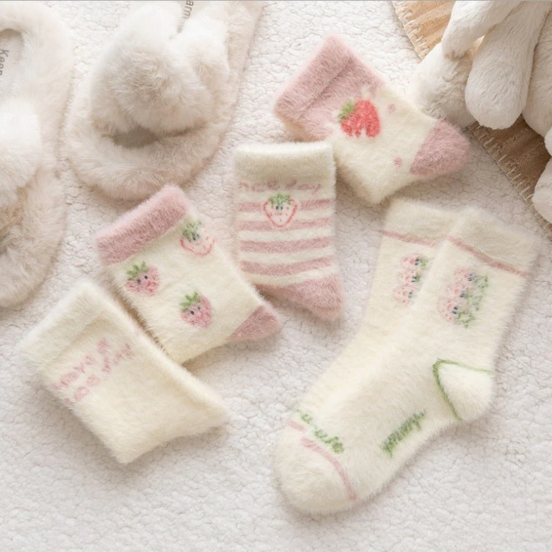 Fuzzy Berry Socks - Image 12