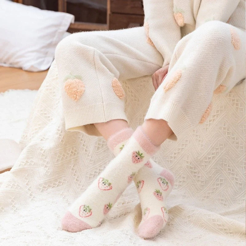 Fuzzy Berry Socks - Image 13