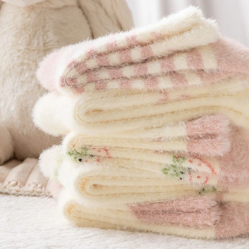 Fuzzy Berry Socks - Image 4