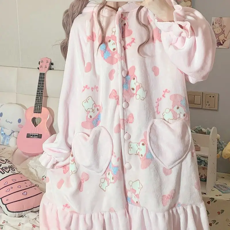 Fuzzy Pink Bunny Nighty - Image 13