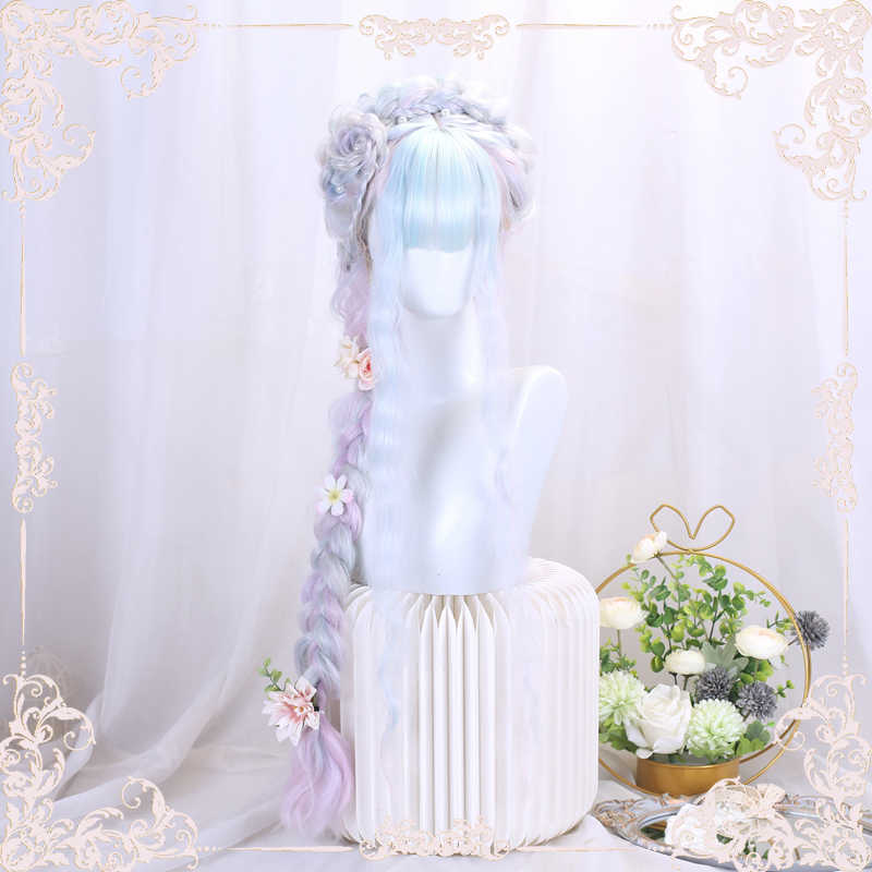 Gem Color Lolita Rainbow Wig - Image 2