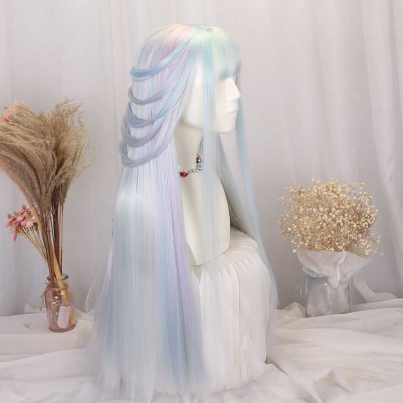 Gem Color Lolita Rainbow Wig - Image 3