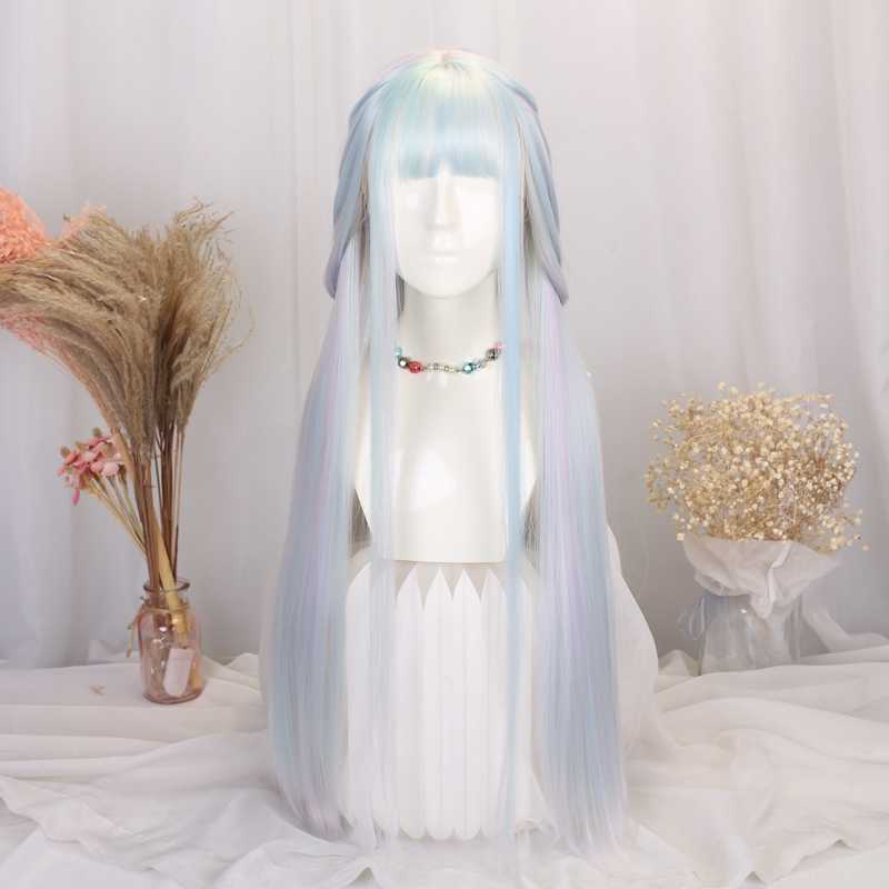Gem Color Lolita Rainbow Wig - Image 4