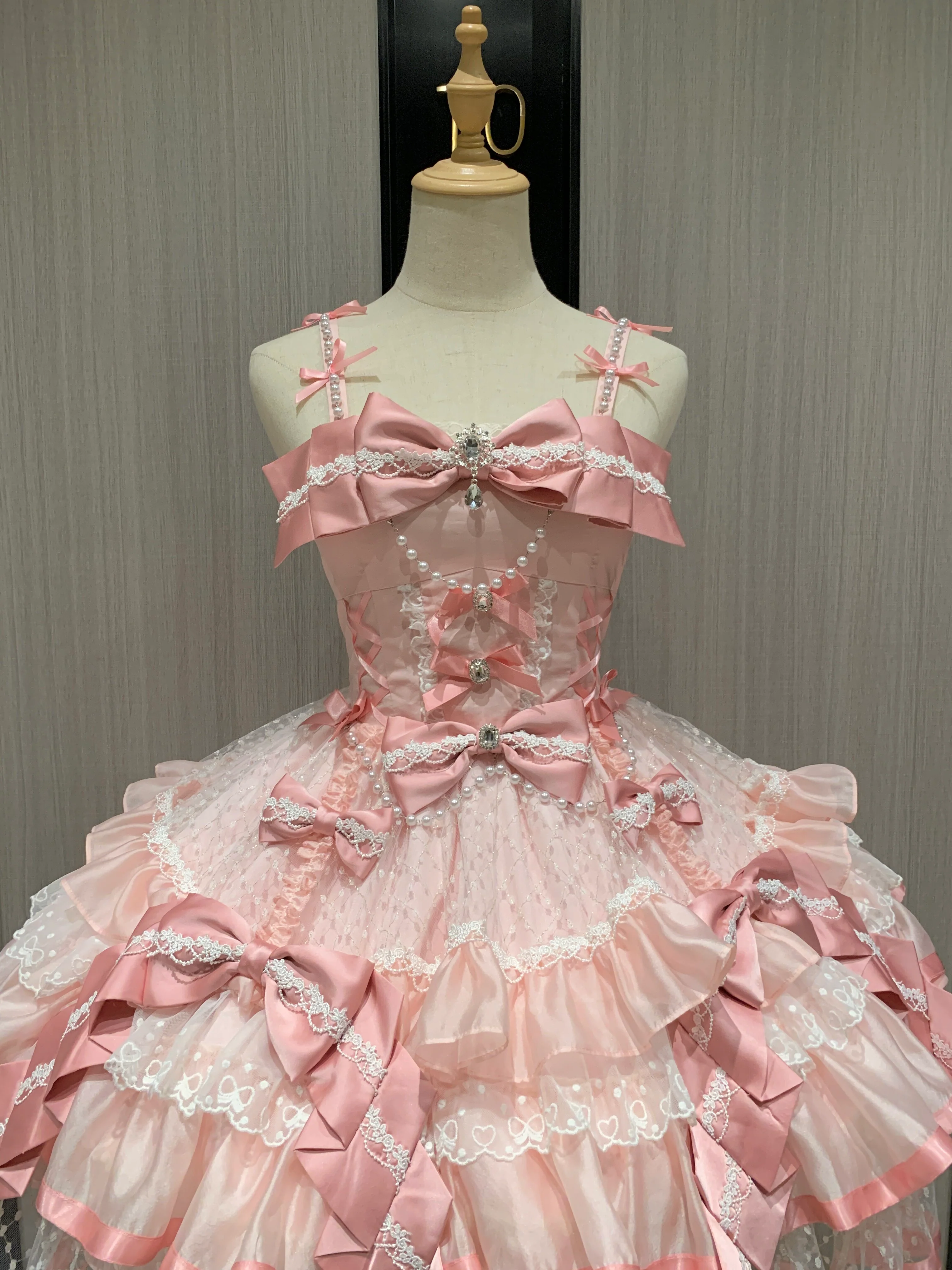 Gem Love Pink Doll Lolita Dress - Image 2