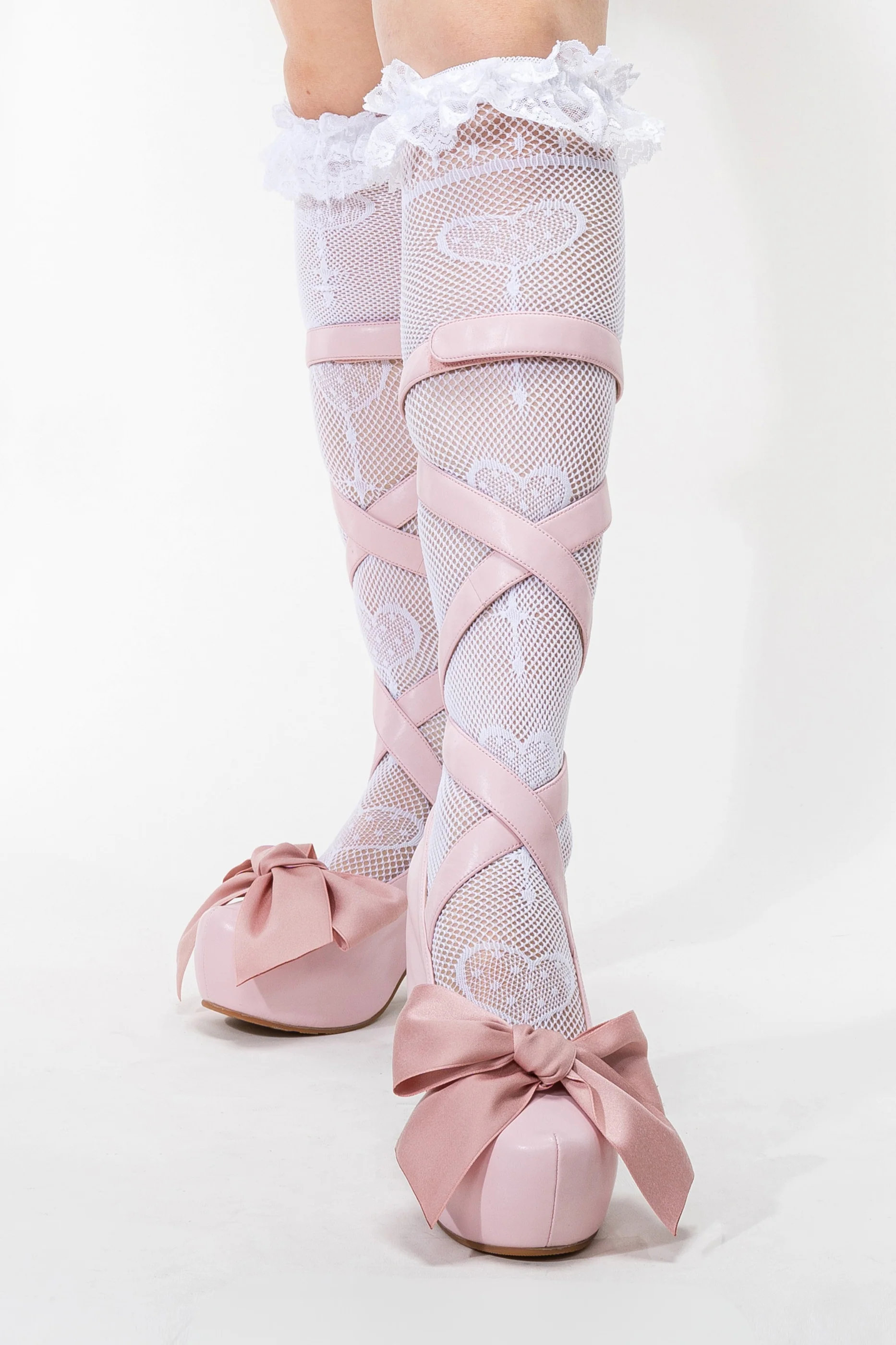 Lace-Up Ribbon Lolita Shoes - Image 10