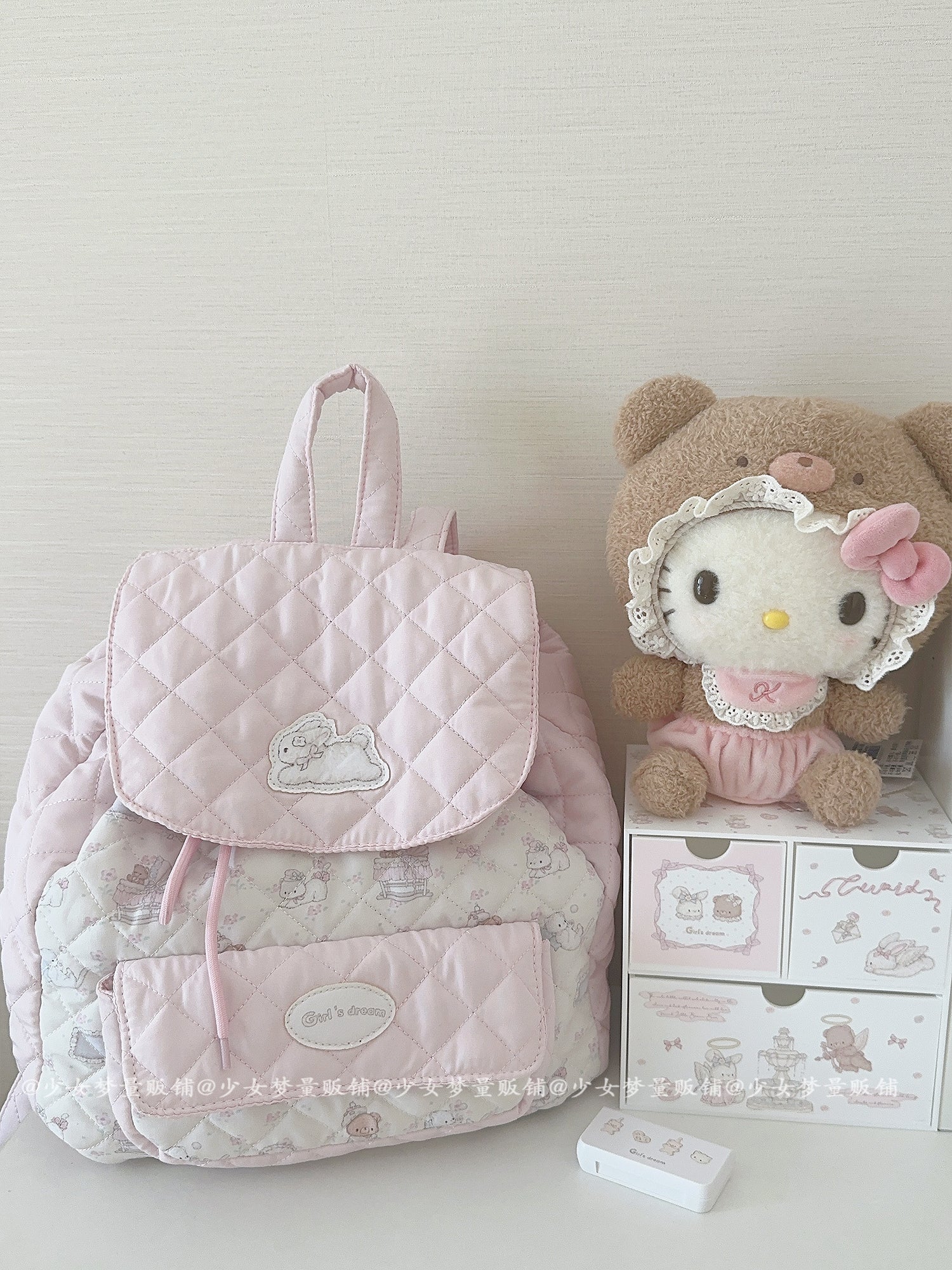 Girl's Dream Light Pink Backpack - Image 3