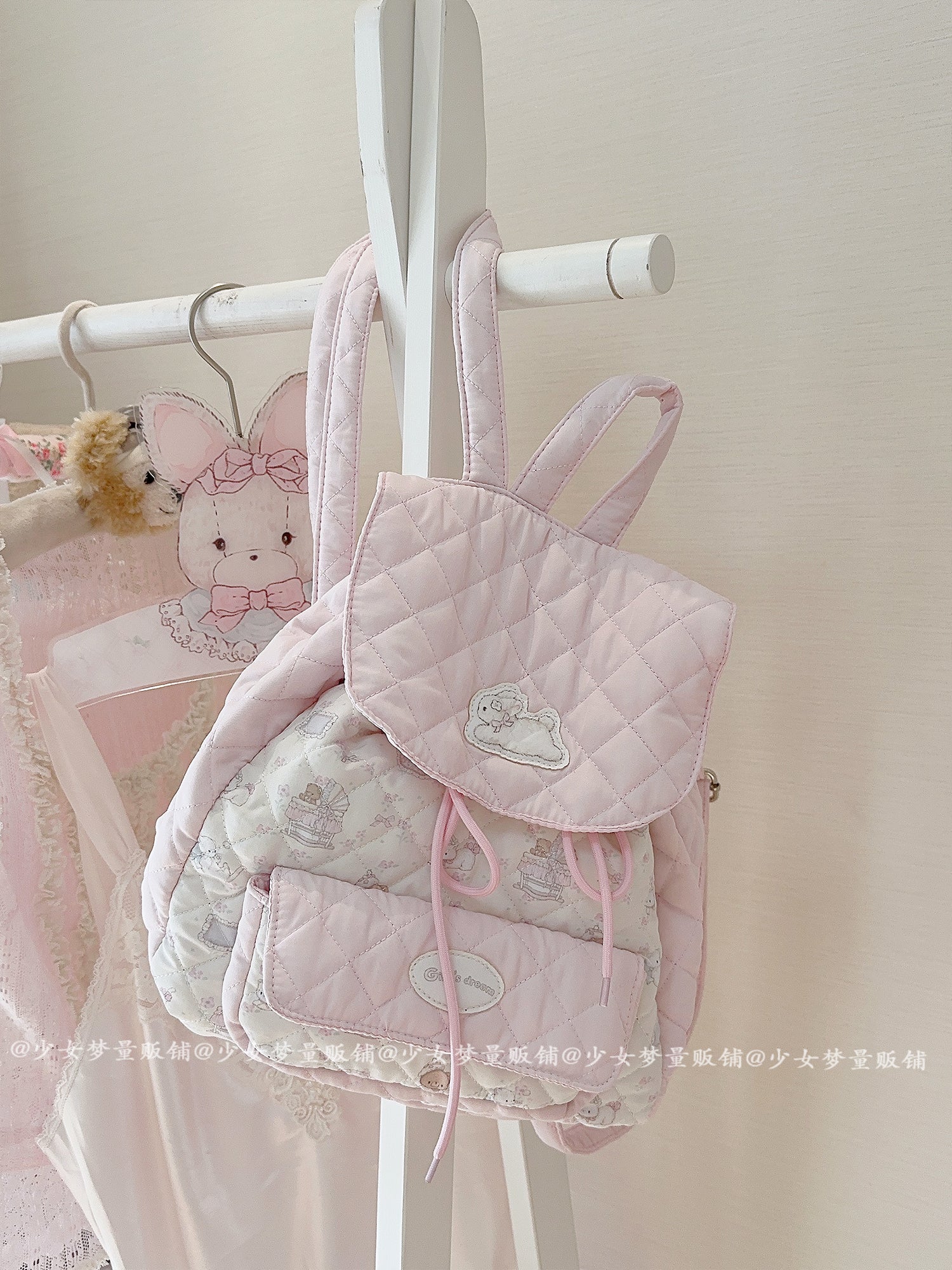 Girl's Dream Light Pink Backpack - Image 4