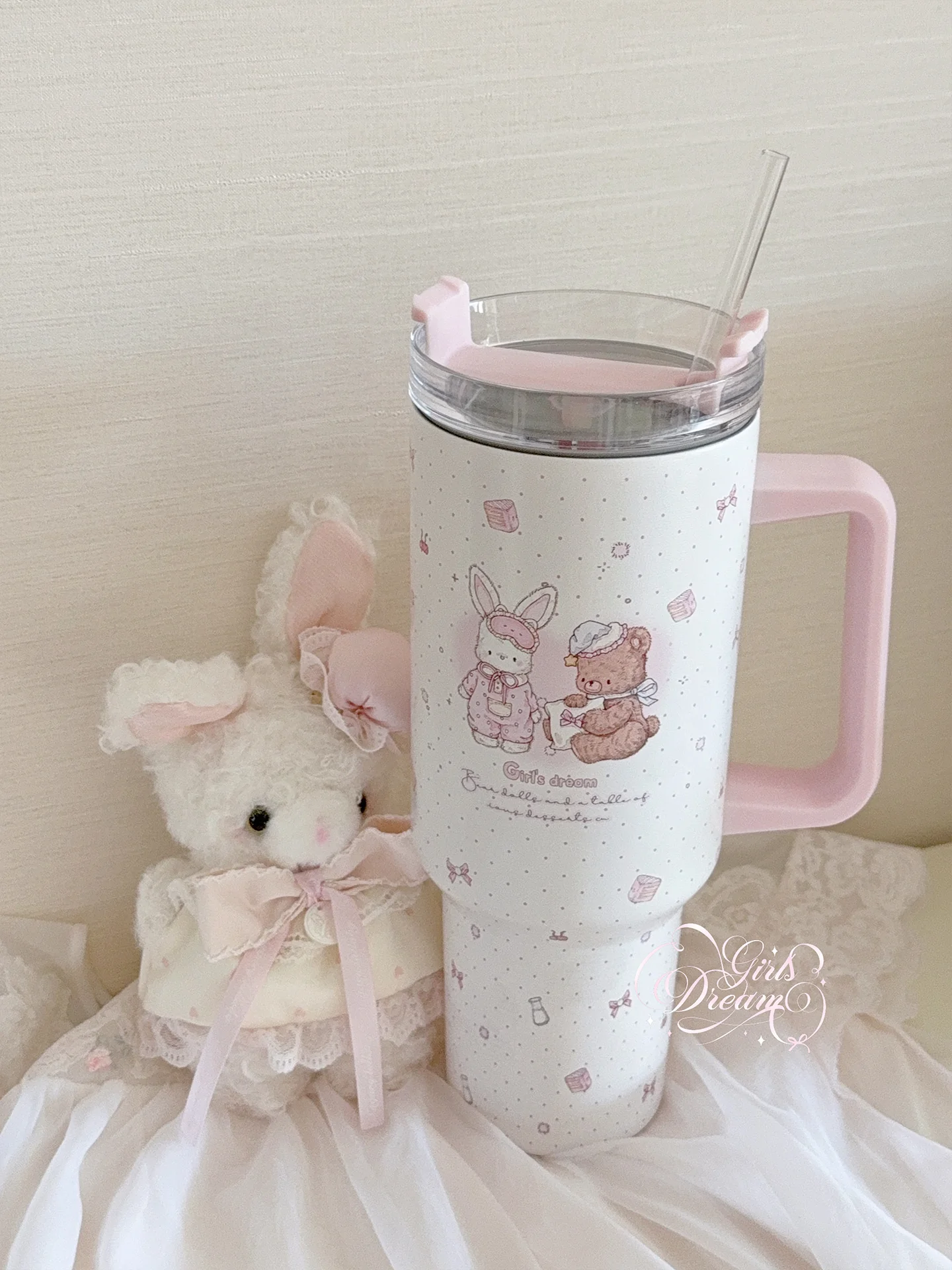 Girl's Dream Rabbit Bear Ice Cup - Image 2