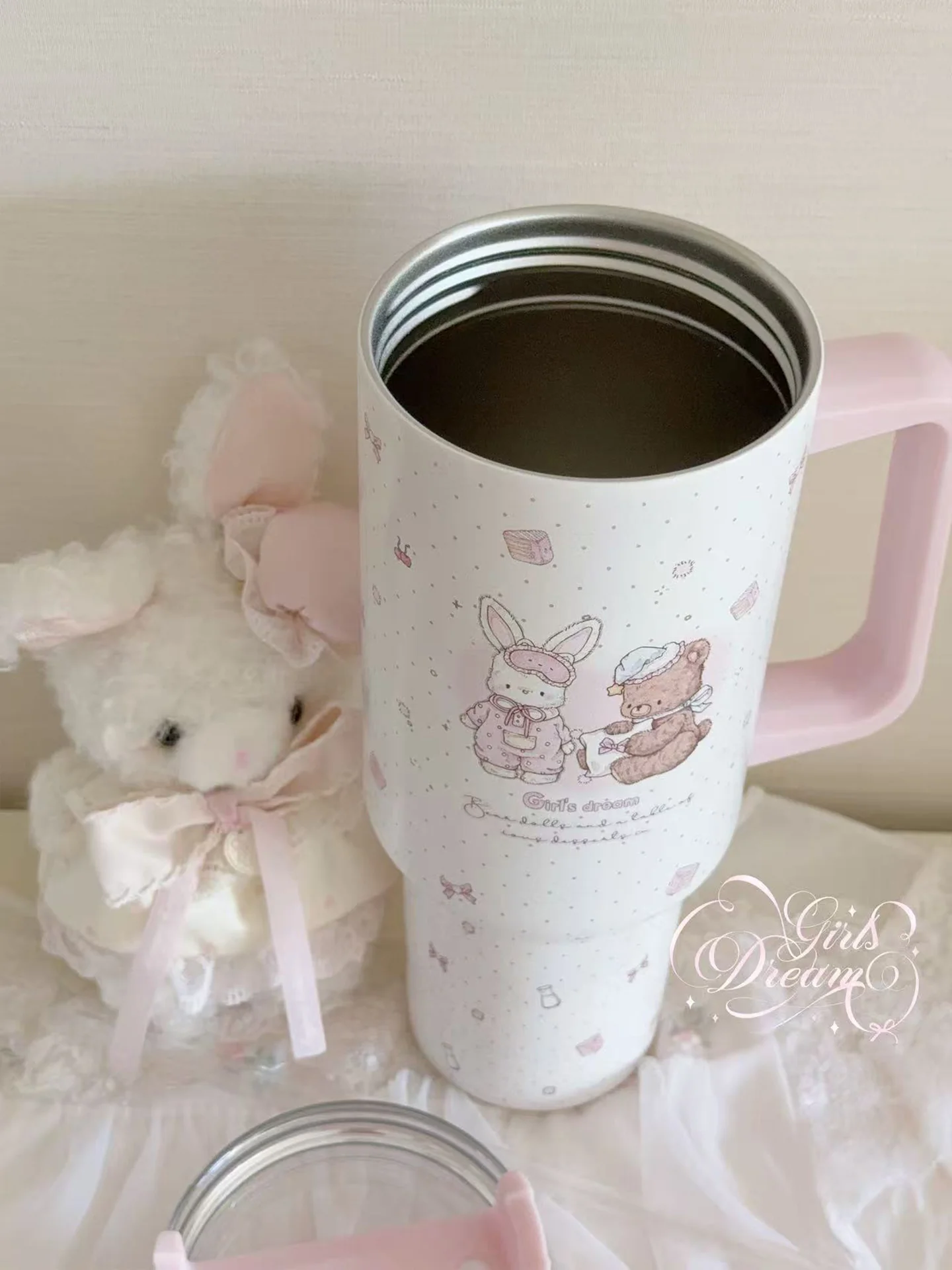 Girl's Dream Rabbit Bear Ice Cup - Image 3