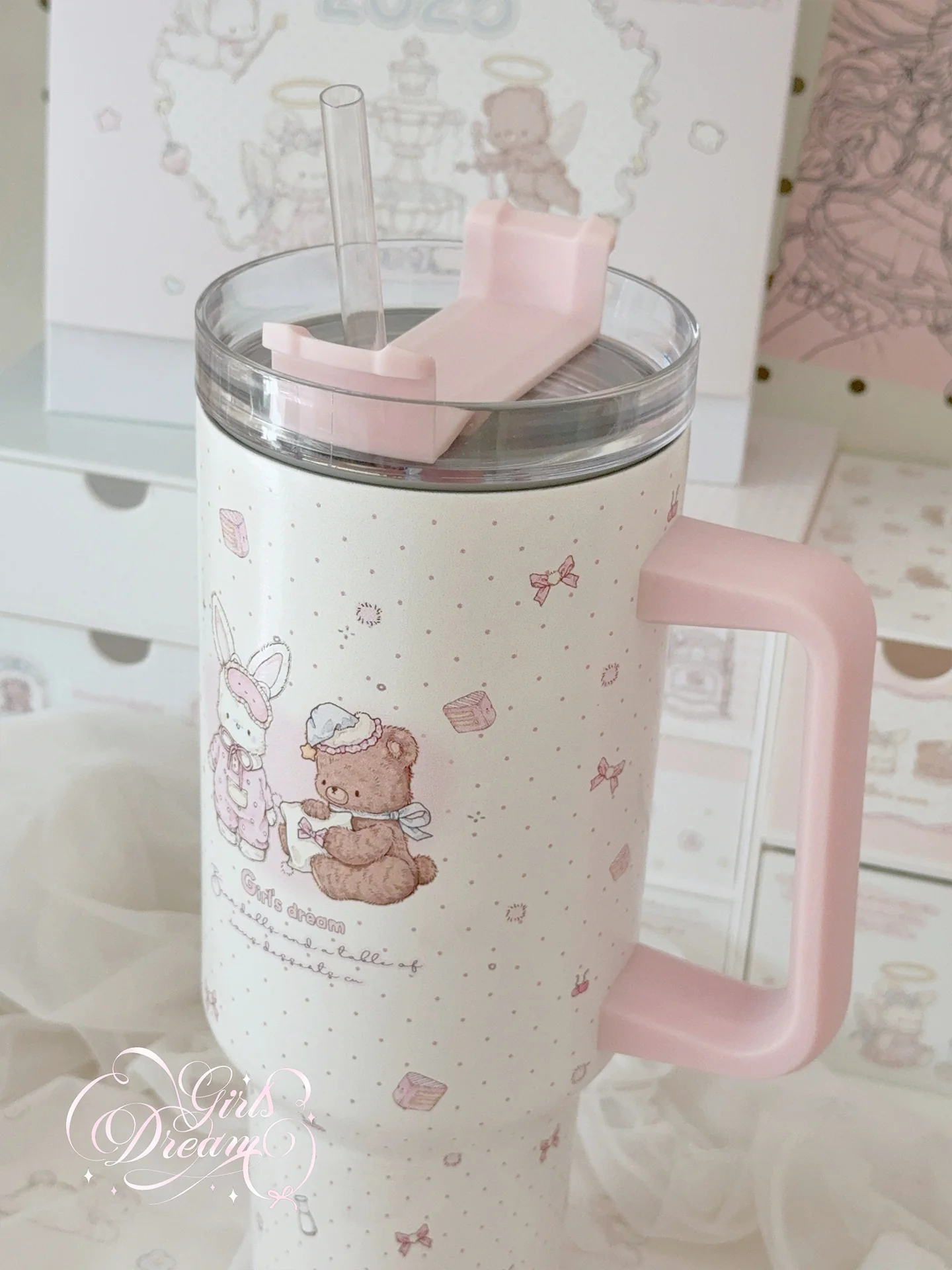 Girl's Dream Rabbit Bear Ice Cup - Image 4