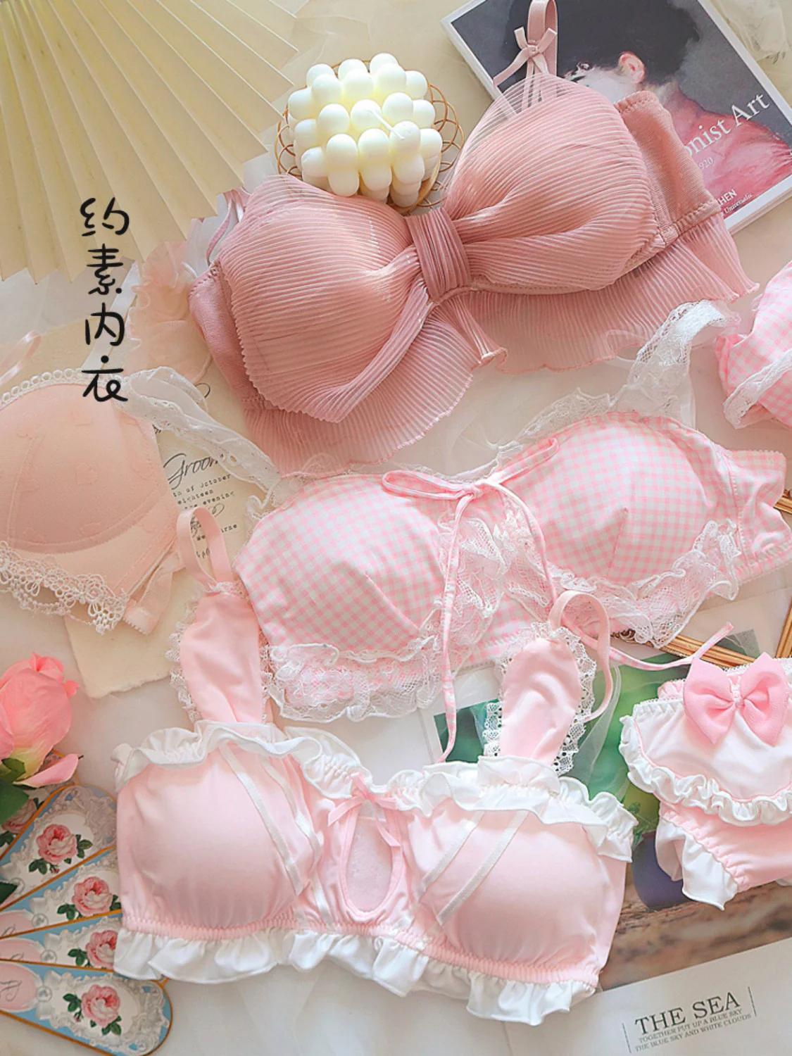 girly pink kawaii lingerie - Image 7