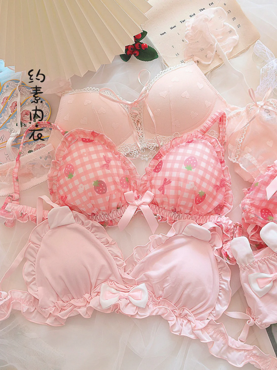 girly pink kawaii lingerie - Image 8