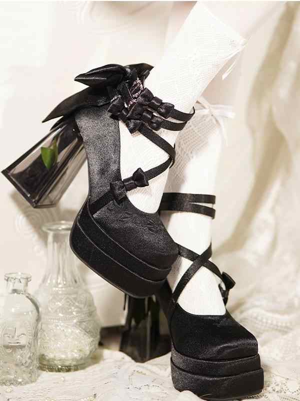 Glass Flower House Lolita High Heels - Image 13
