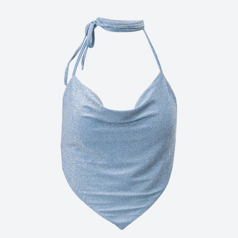 Glitter Backless Crop Top - Image 6