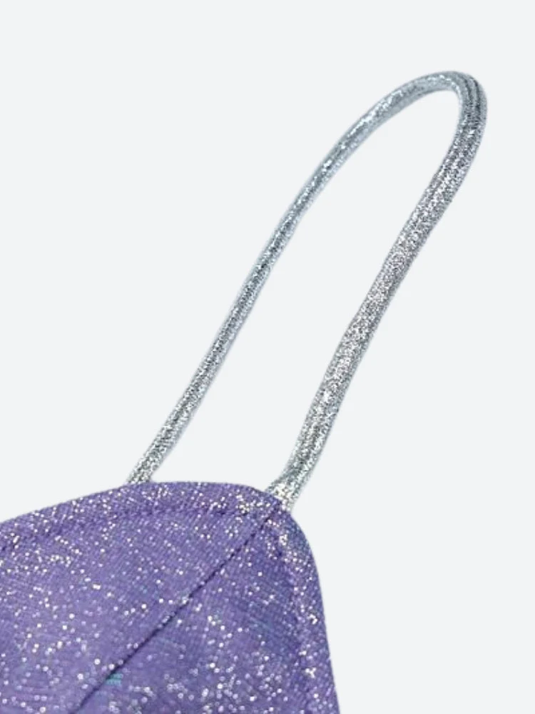 Glitter Cut Out Mini Dress - Image 7