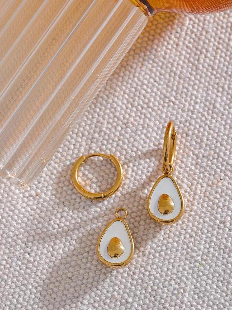 Gold Hoop Earrings - Image 3