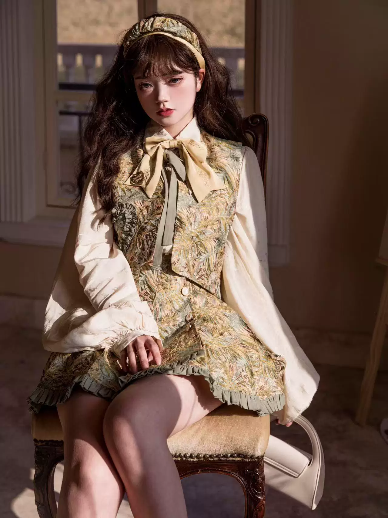 Golden Years Jacquard Dress - Image 15