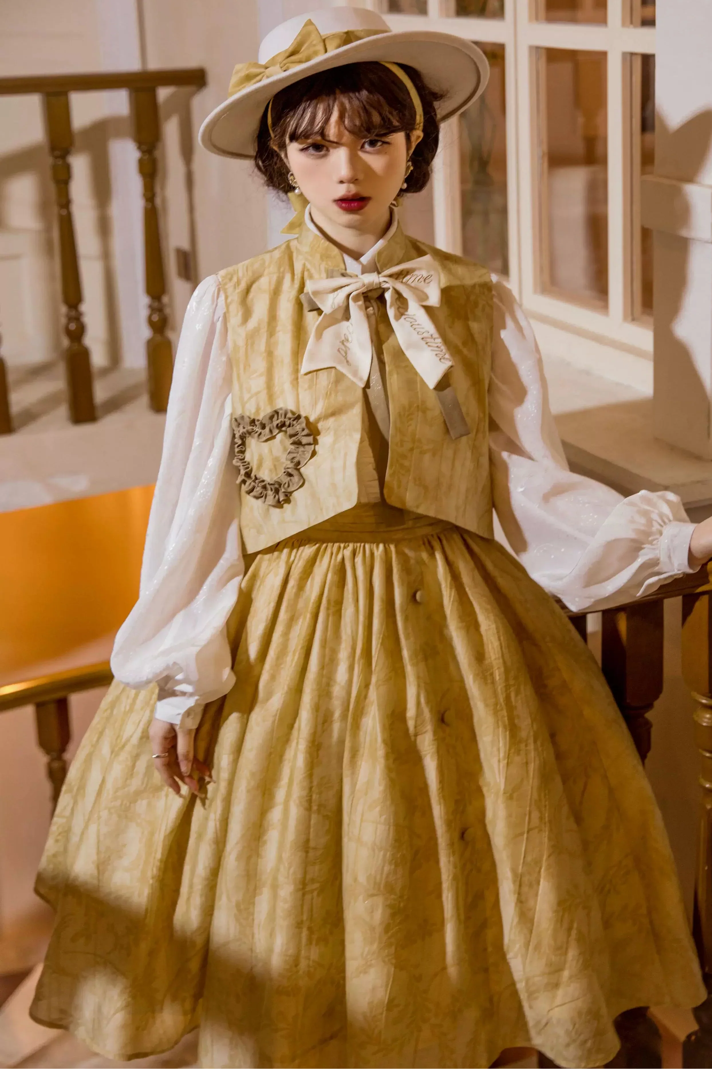 Golden Years Jacquard Dress - Image 17