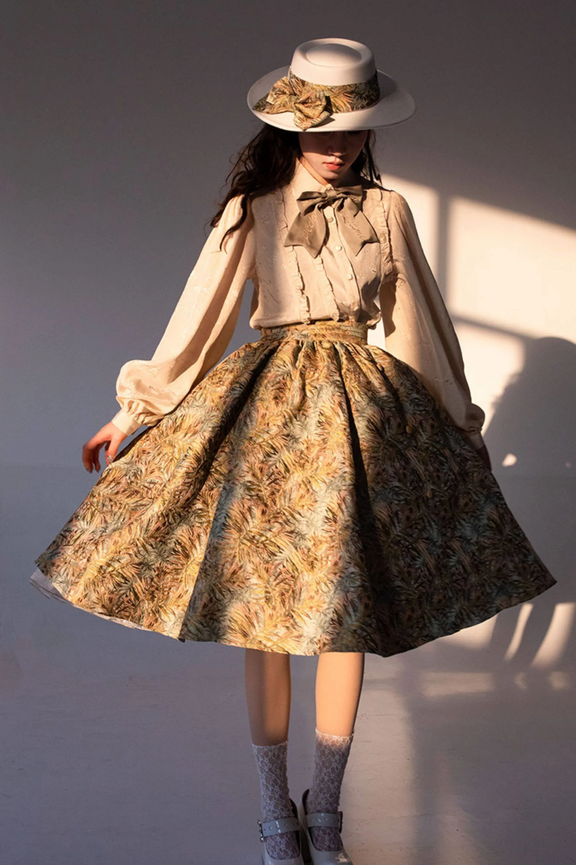 Golden Years Jacquard Dress - Image 26