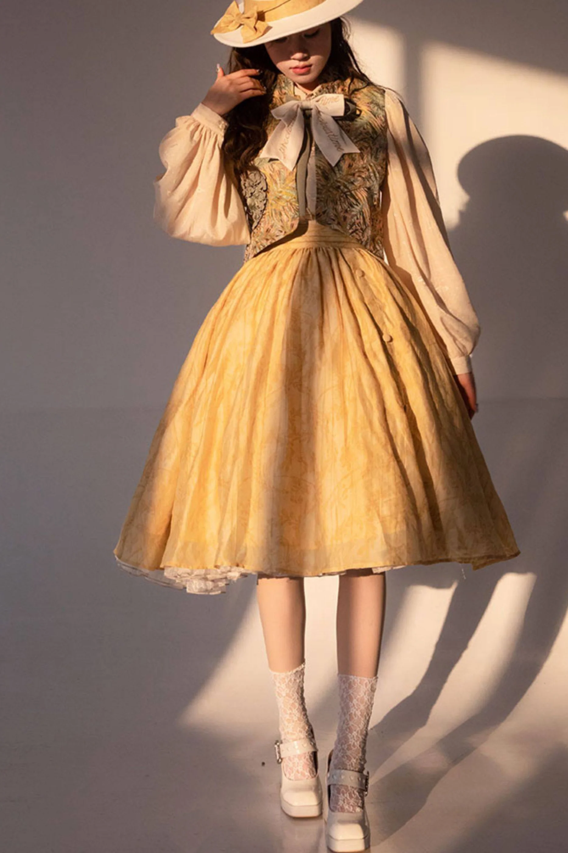 Golden Years Jacquard Dress - Image 27
