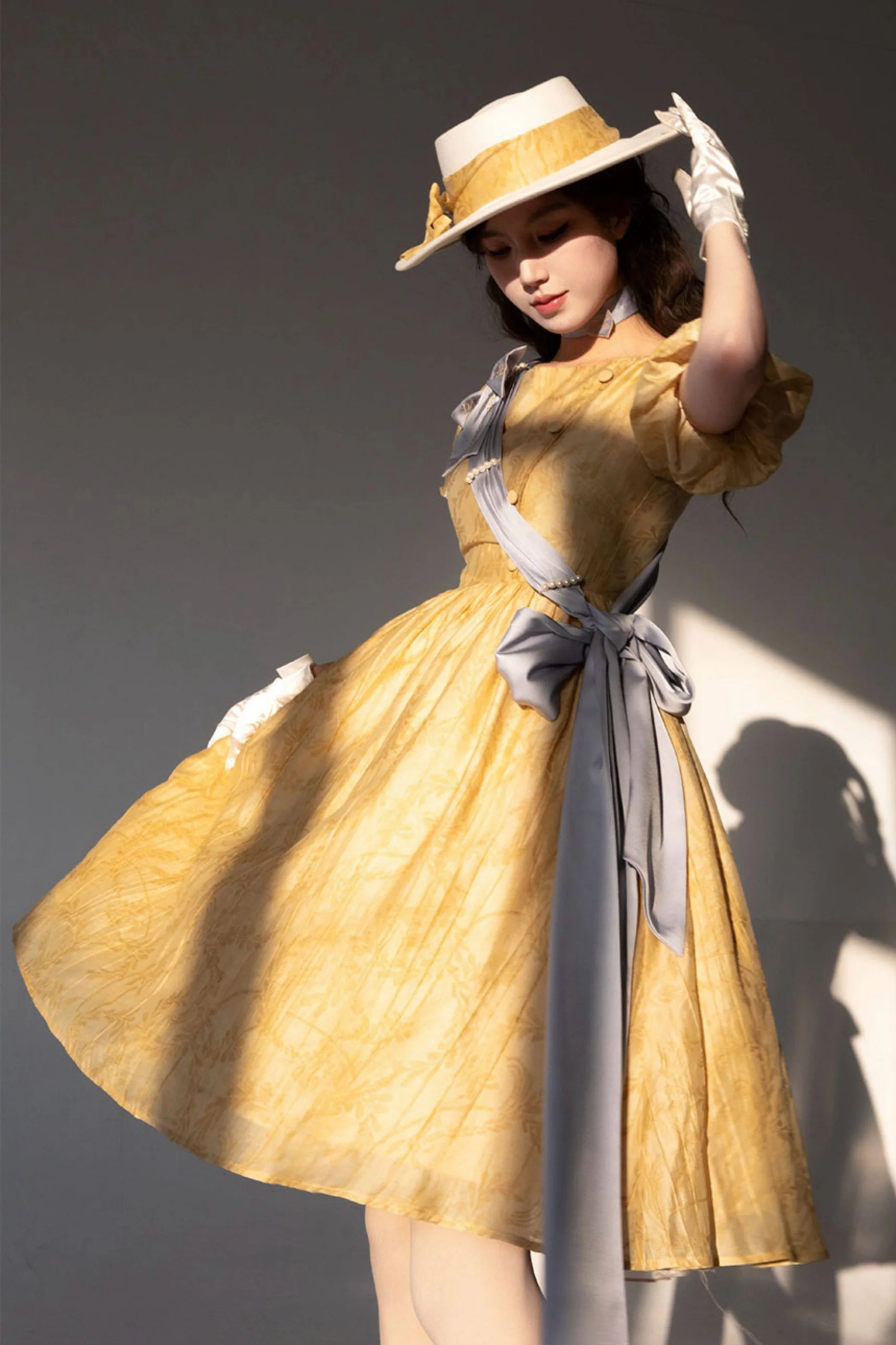 Golden Years Jacquard Dress - Image 30