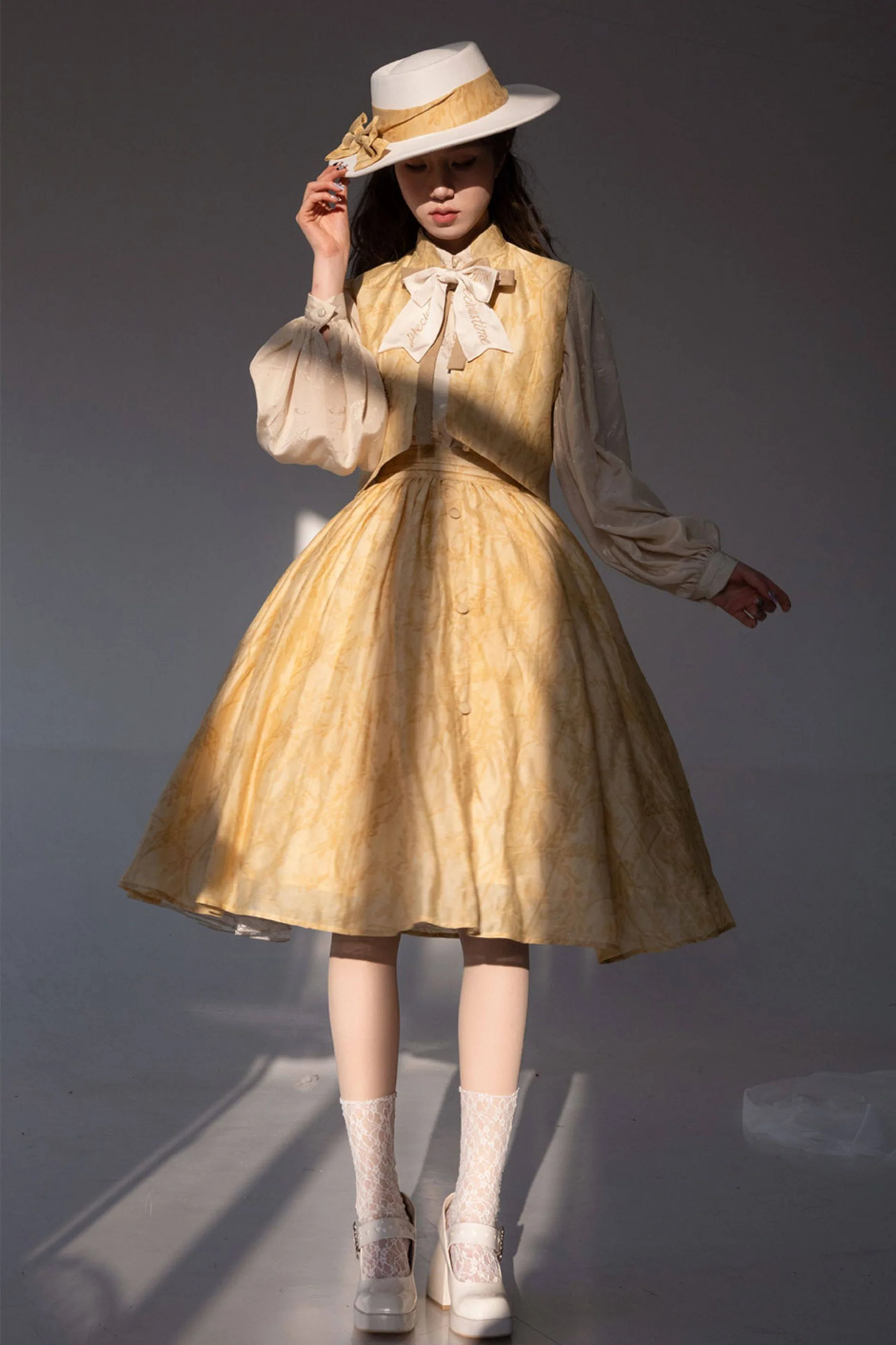 Golden Years Jacquard Dress - Image 31