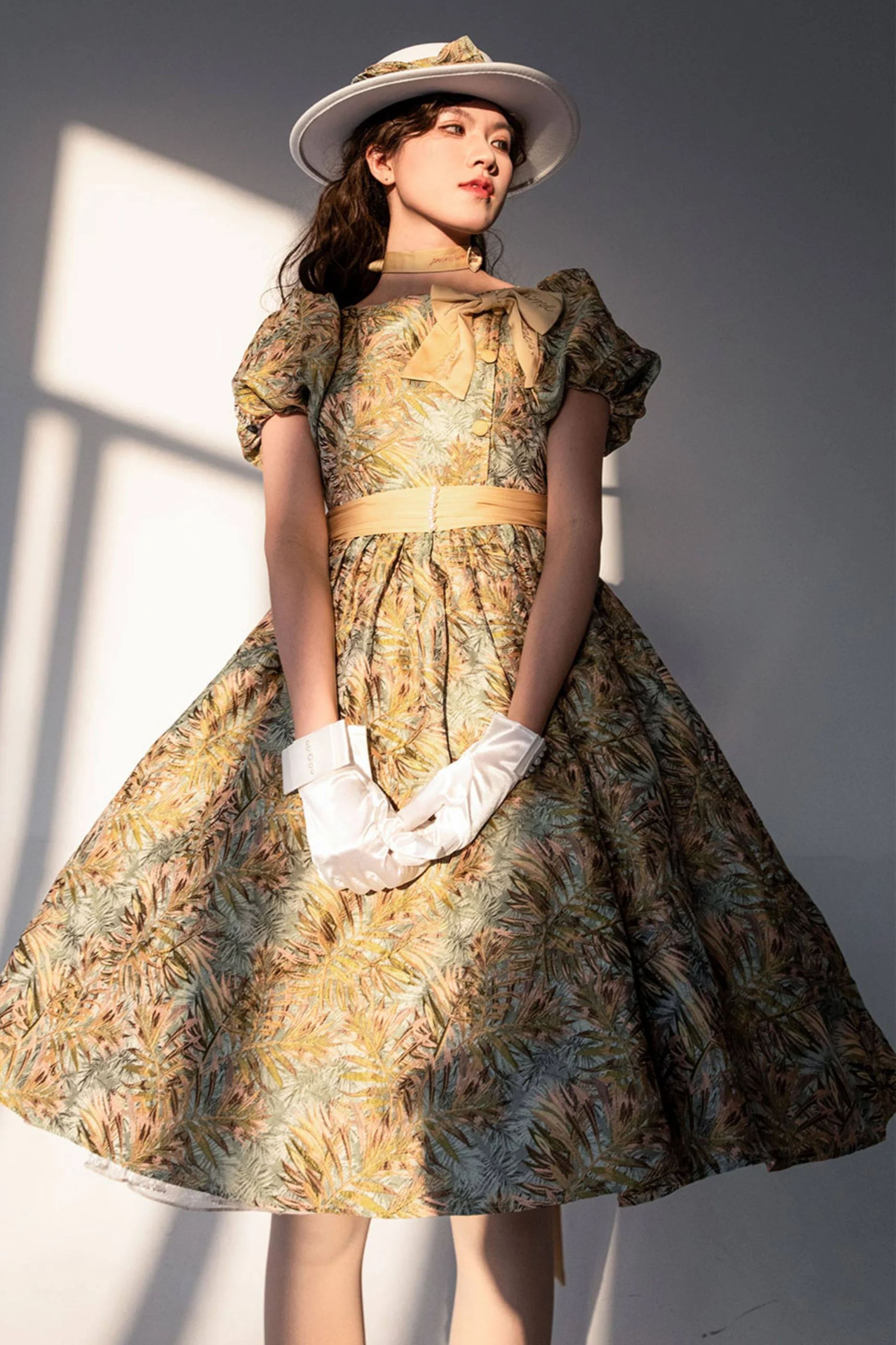 Golden Years Jacquard Dress - Image 33