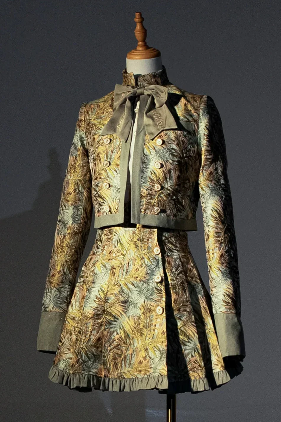 Golden Years Jacquard Dress - Image 4