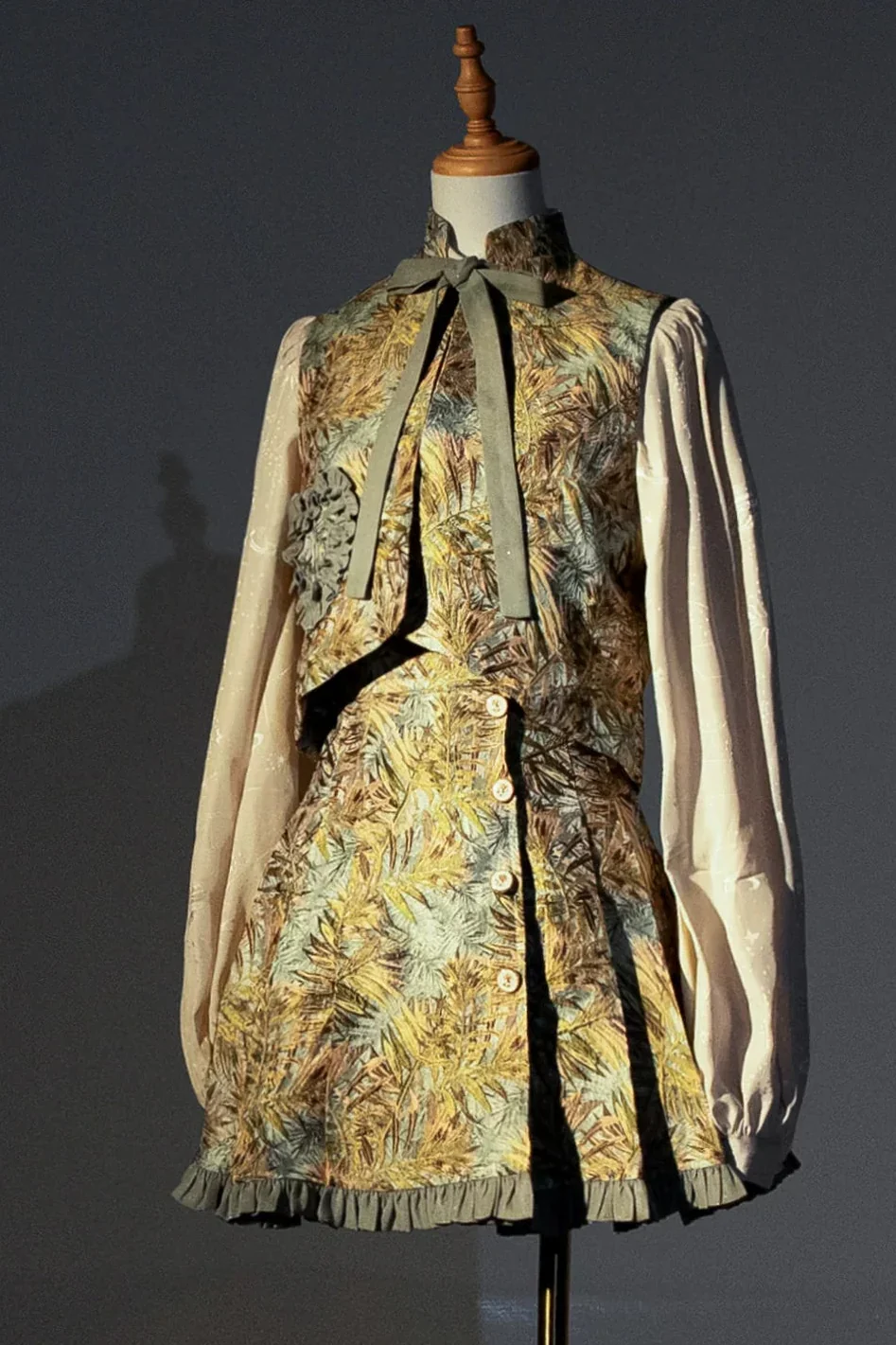 Golden Years Jacquard Dress - Image 5