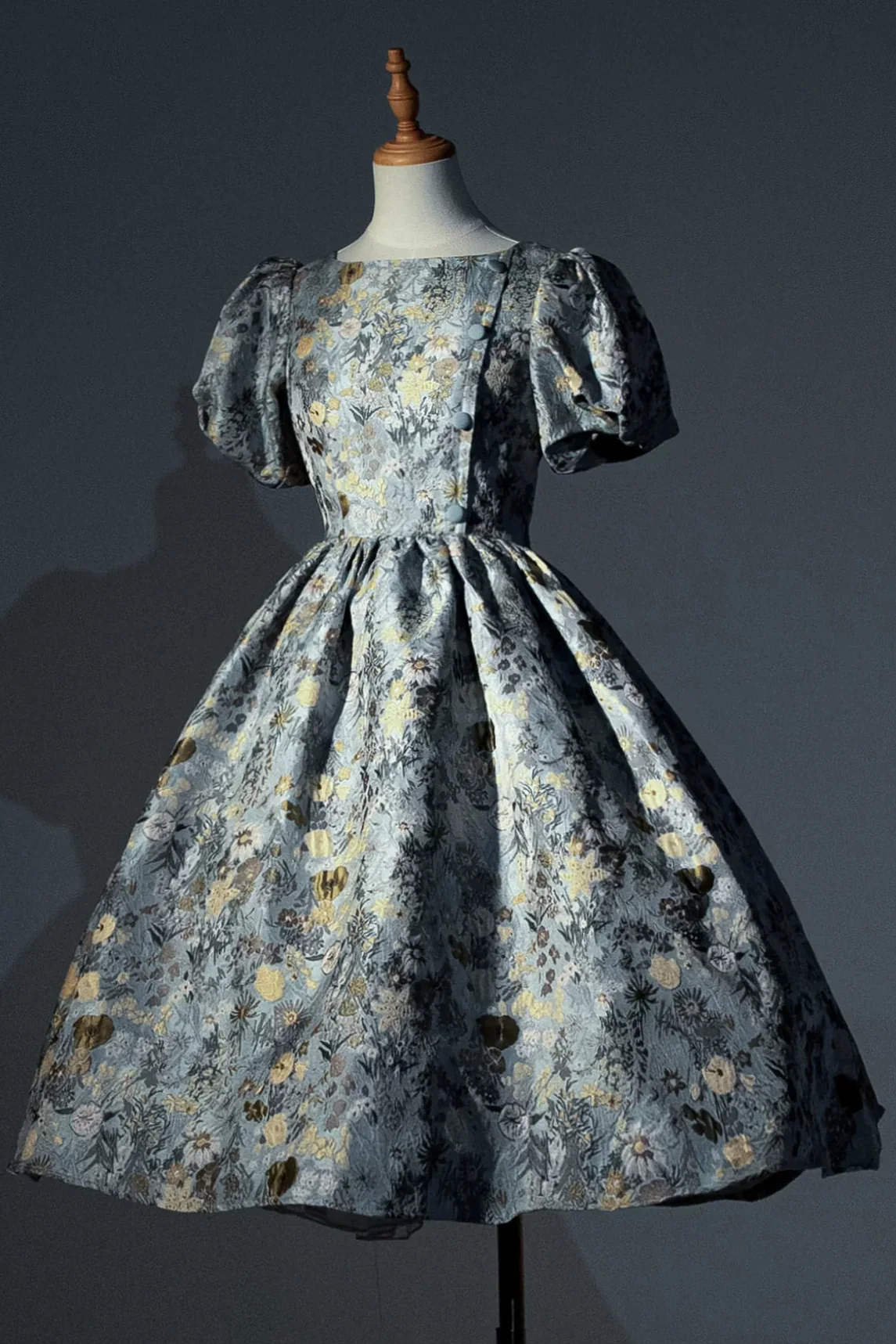 Golden Years Jacquard Dress