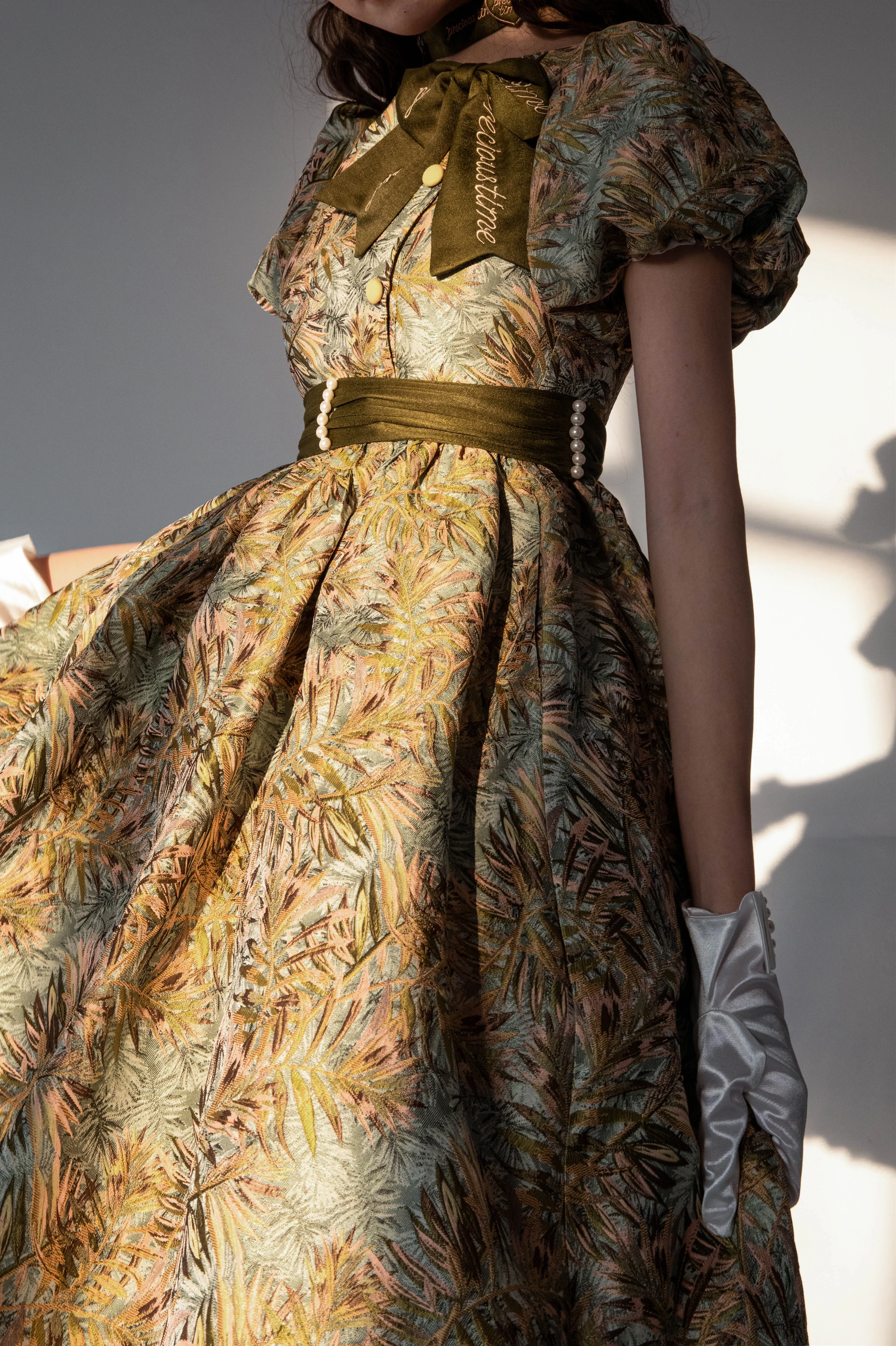 Golden Years Jacquard Dress - Image 22