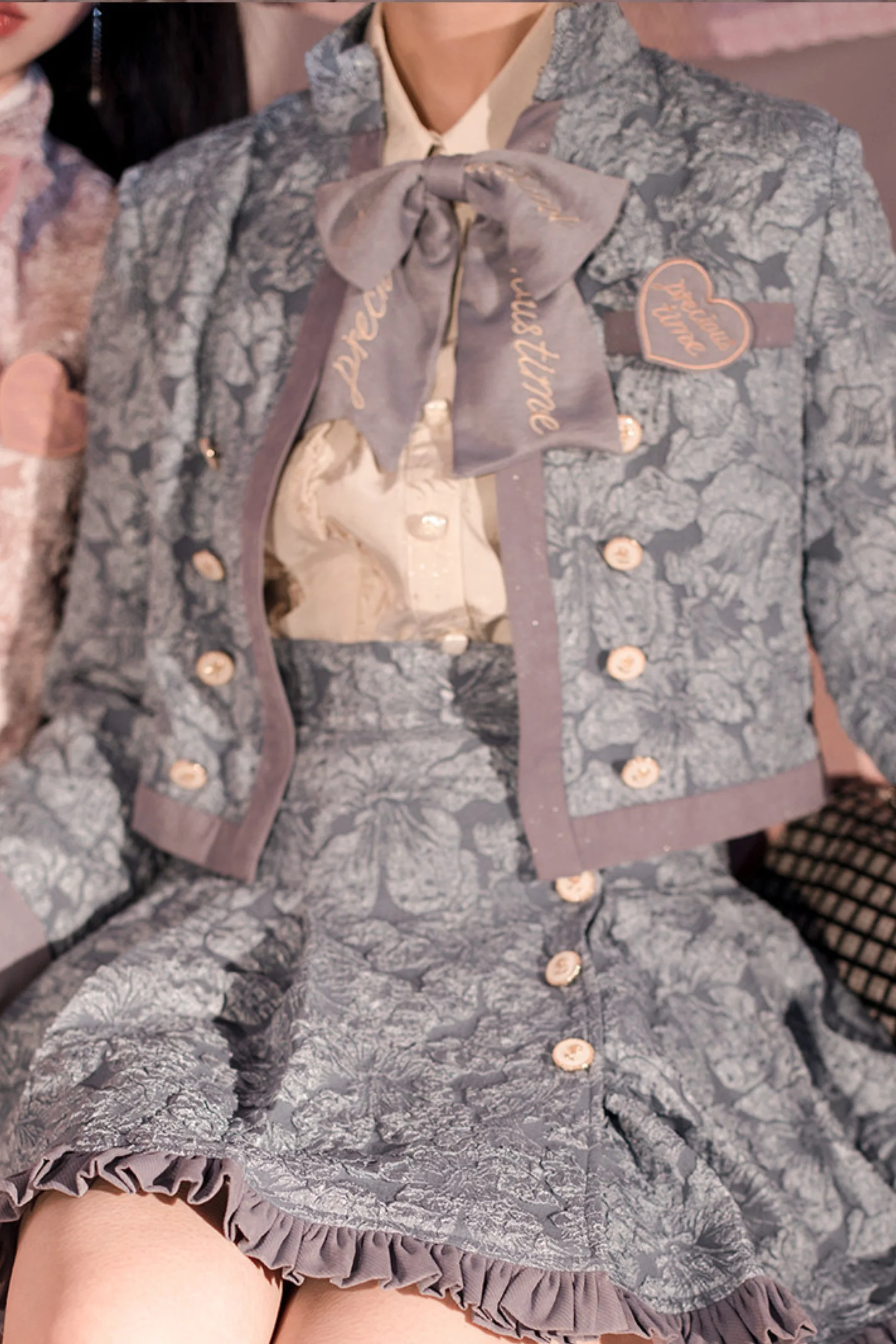 Golden Years Oil Painting Vest + Jacket + Skirt - Image 14
