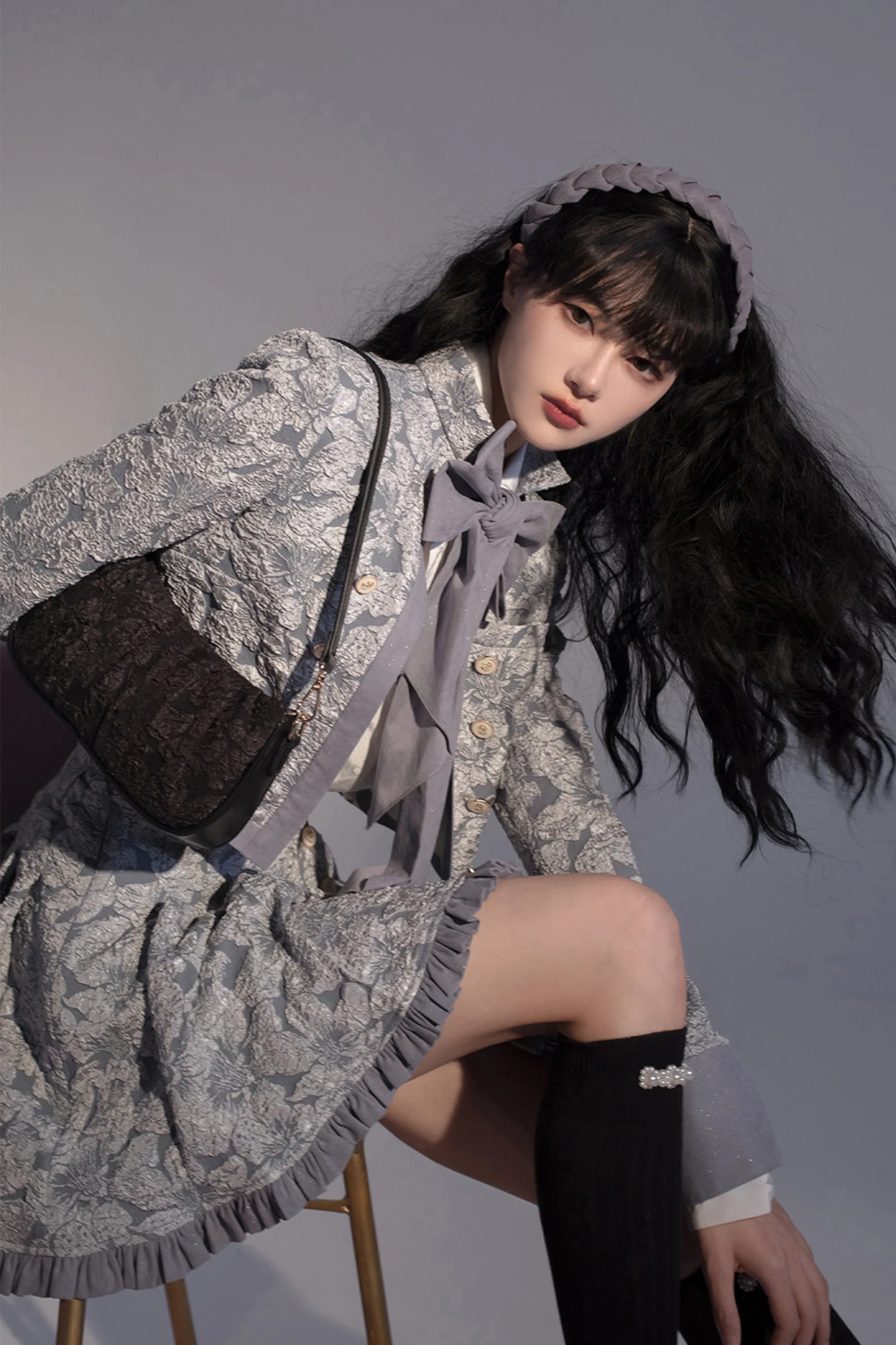 Golden Years Oil Painting Vest + Jacket + Skirt - Image 15