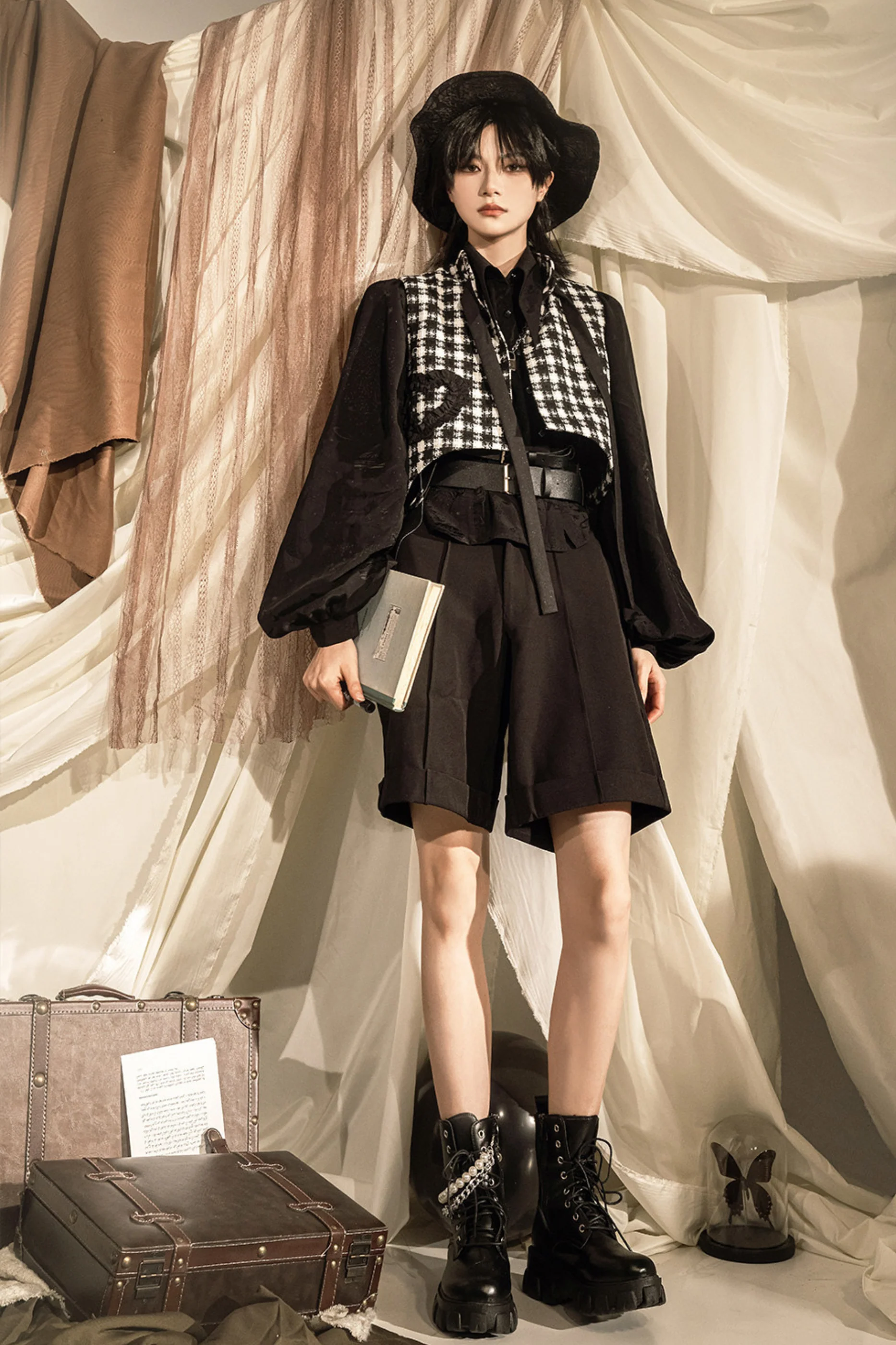 Golden Years Oil Painting Vest + Jacket + Skirt - Image 33