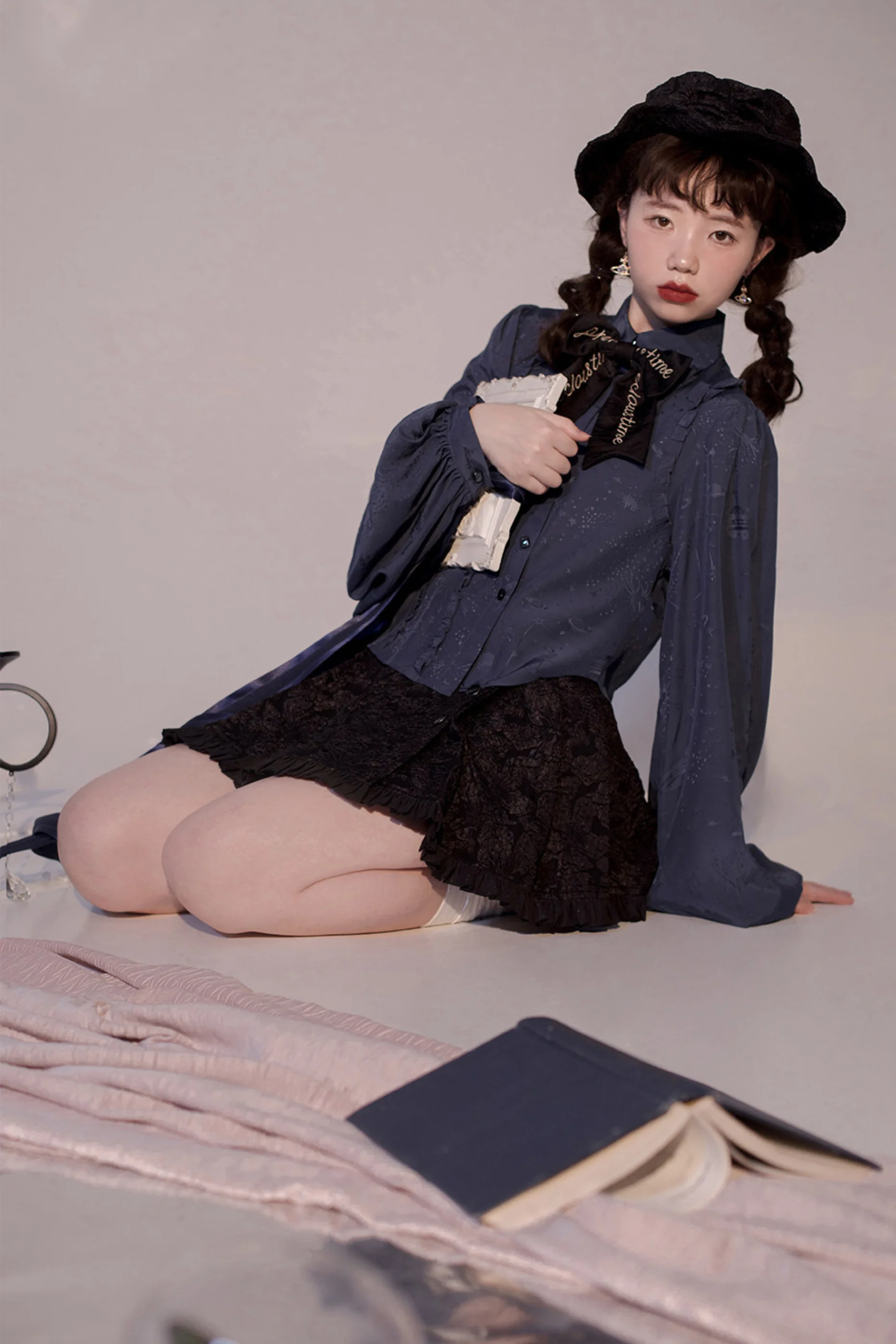 Golden Years Oil Painting Vest + Jacket + Skirt - Image 37