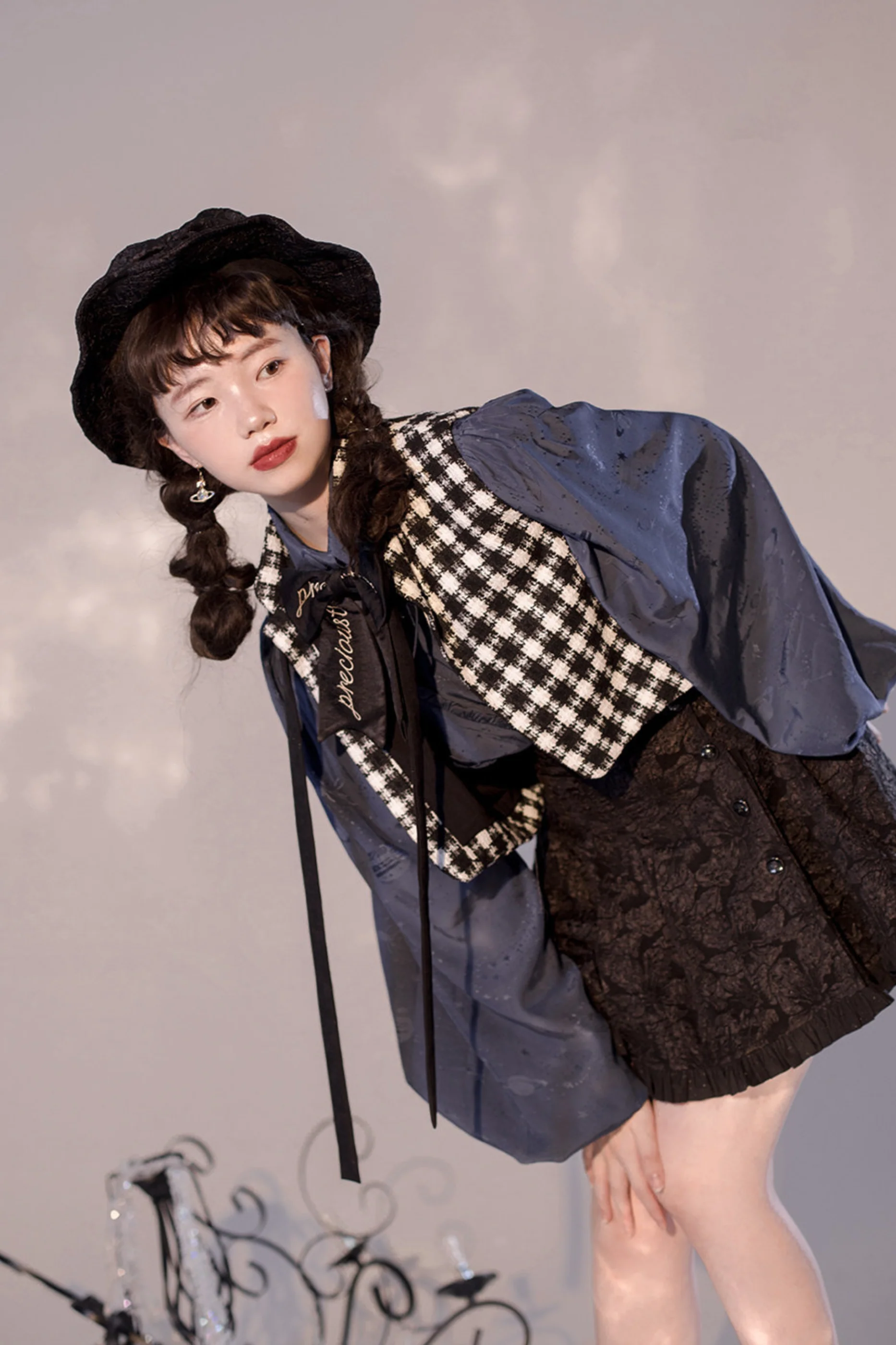 Golden Years Oil Painting Vest + Jacket + Skirt - Image 43