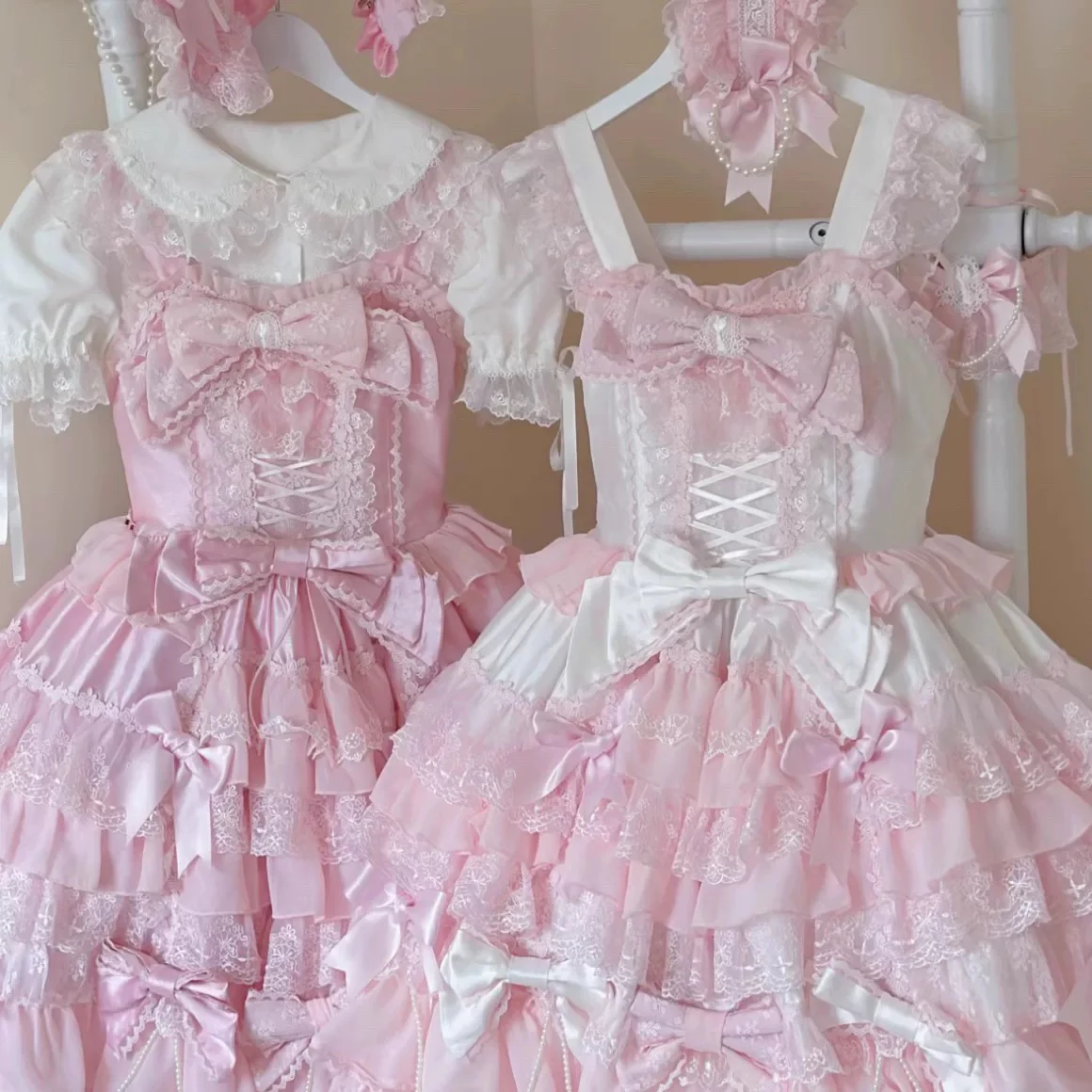 gorgeous princess ancient cocoa lolita dress - Image 4