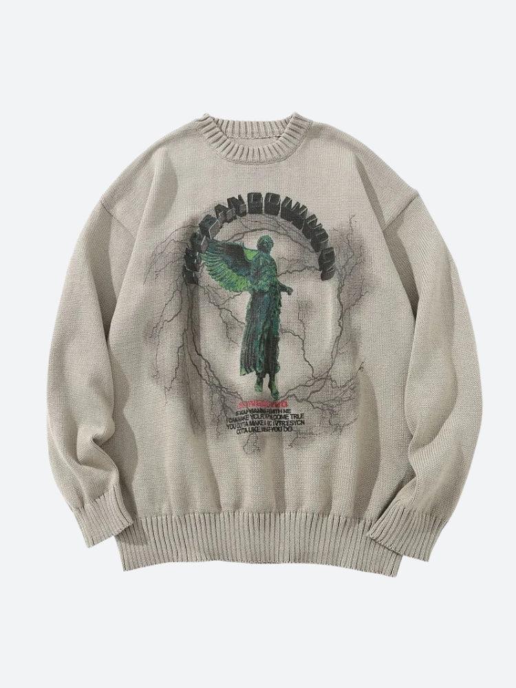 Goth Angel Knitted Sweater - Image 7