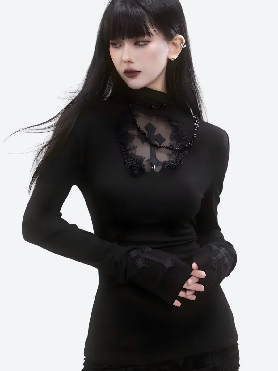 Goth Cross Top - Image 3