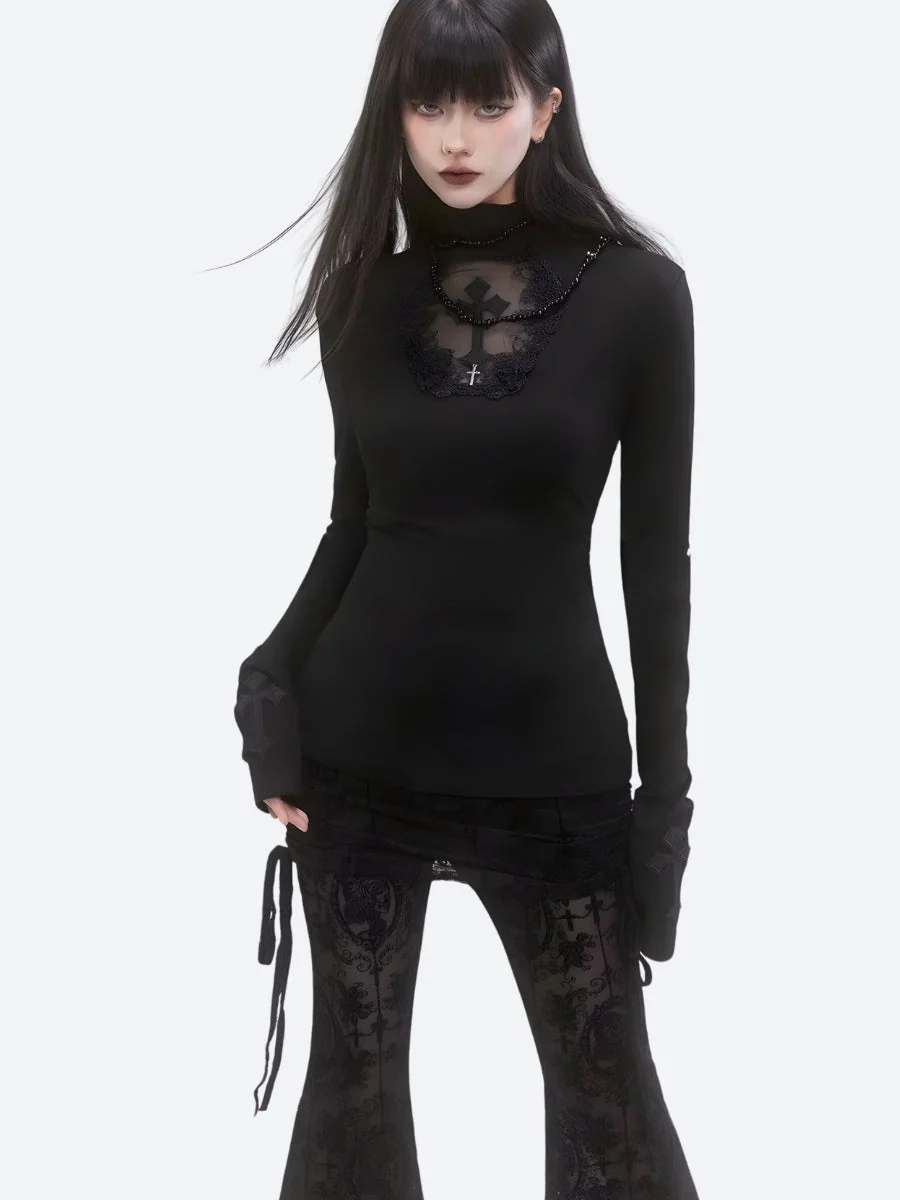 Goth Cross Top - Image 4
