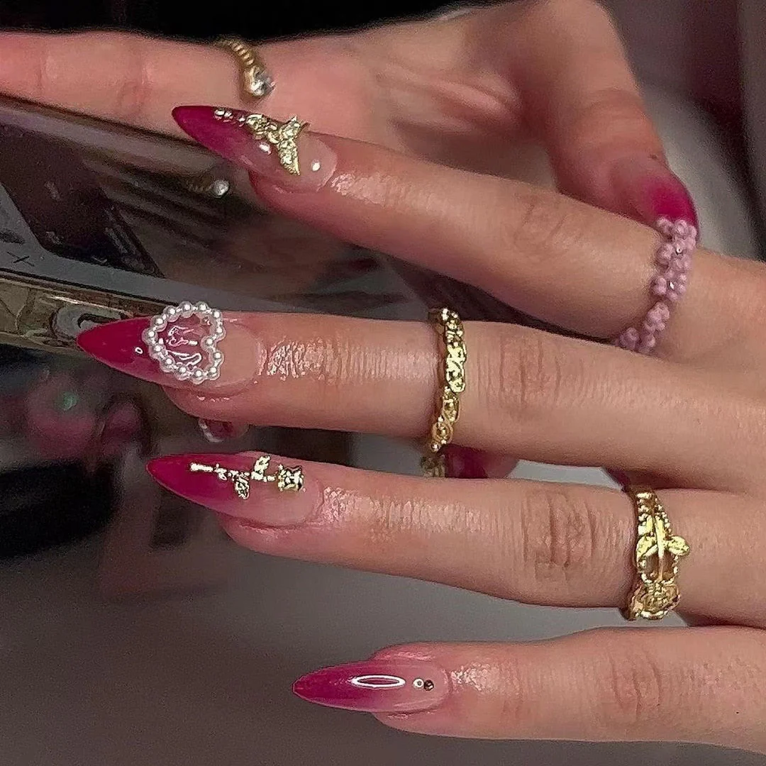 Goth Girl Press On Nails - Image 5