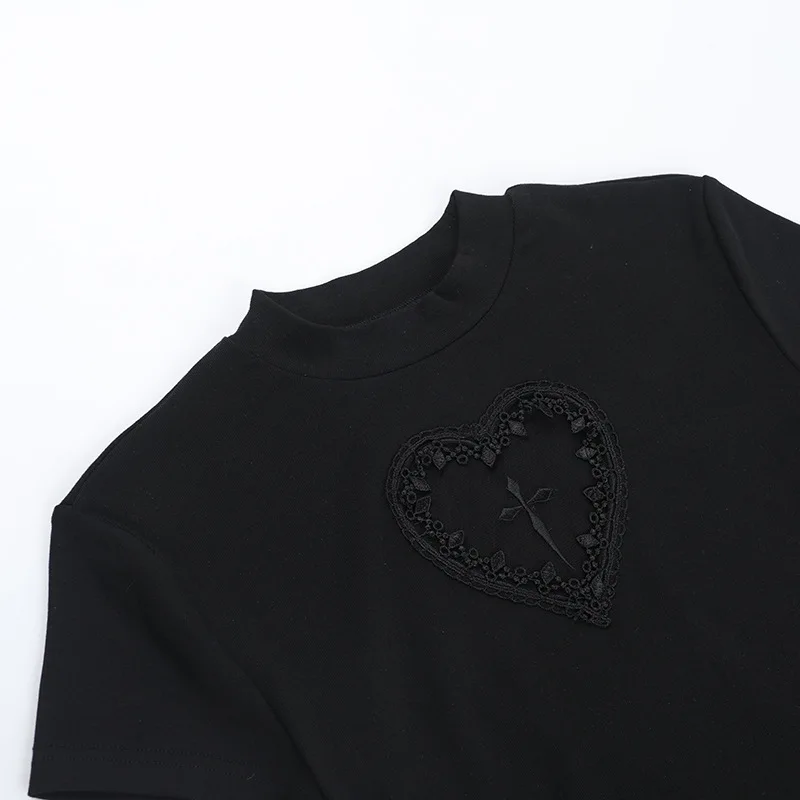 Goth Heart & Cross Top - Image 6