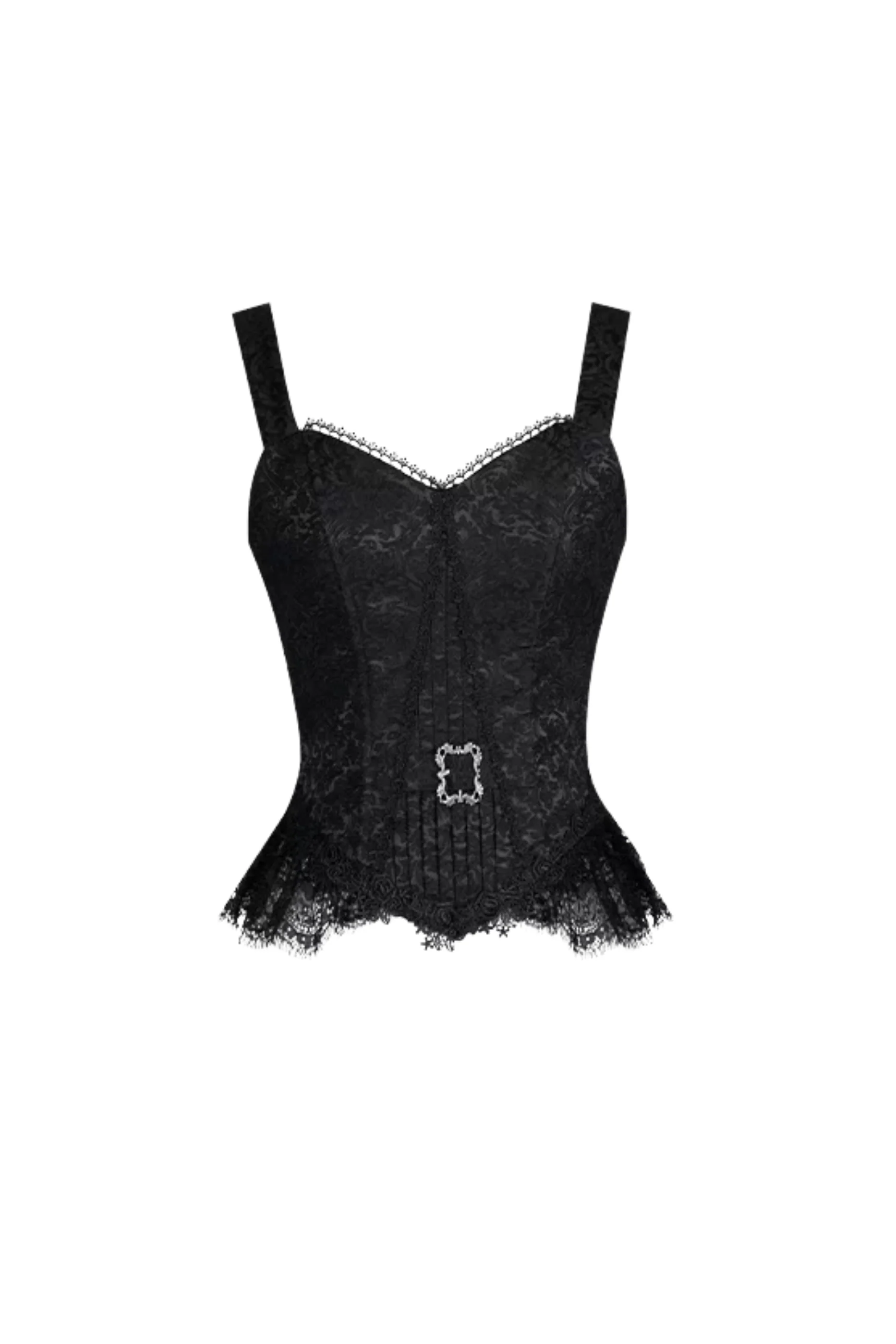 Gothic Corset Tops + Short Coat + Horse + Curtain + Skirt + Flower + Bonnet - Image 29