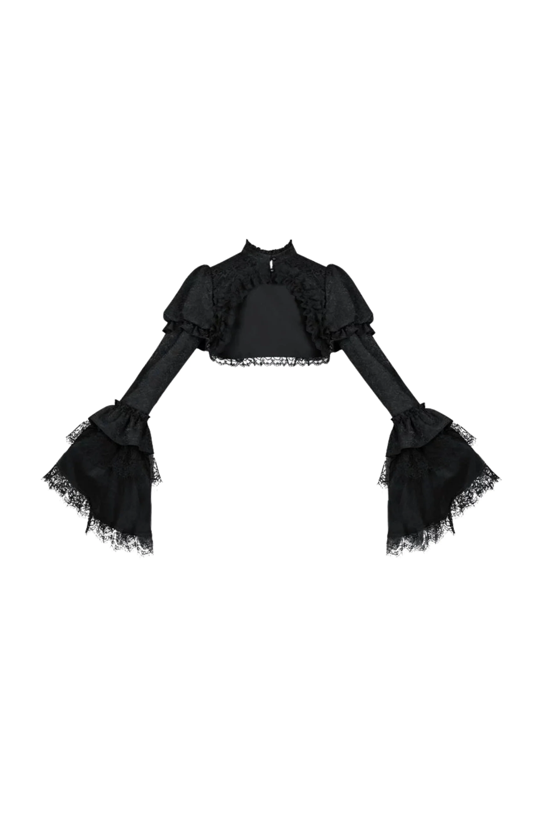 Gothic Corset Tops + Short Coat + Horse + Curtain + Skirt + Flower + Bonnet - Image 35