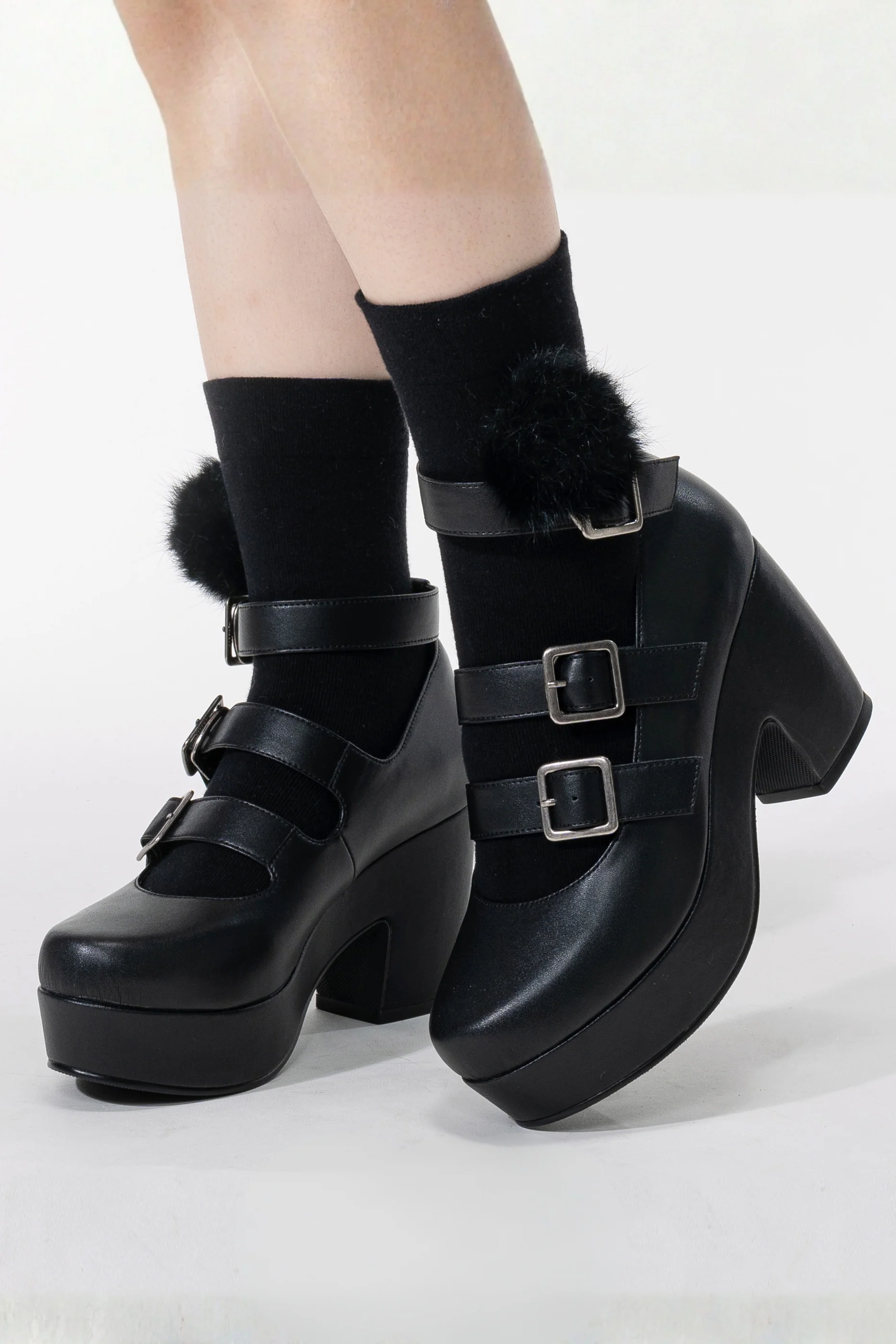 Gothic Belt Leather Shoes - Image 8