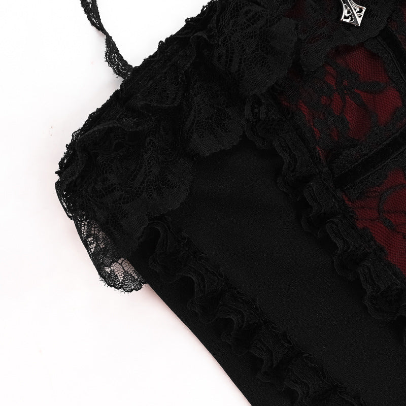 Gothic Lace Tank Top - Image 2