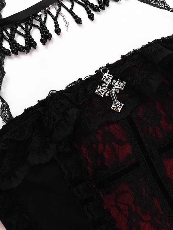Gothic Lace Tank Top - Image 4