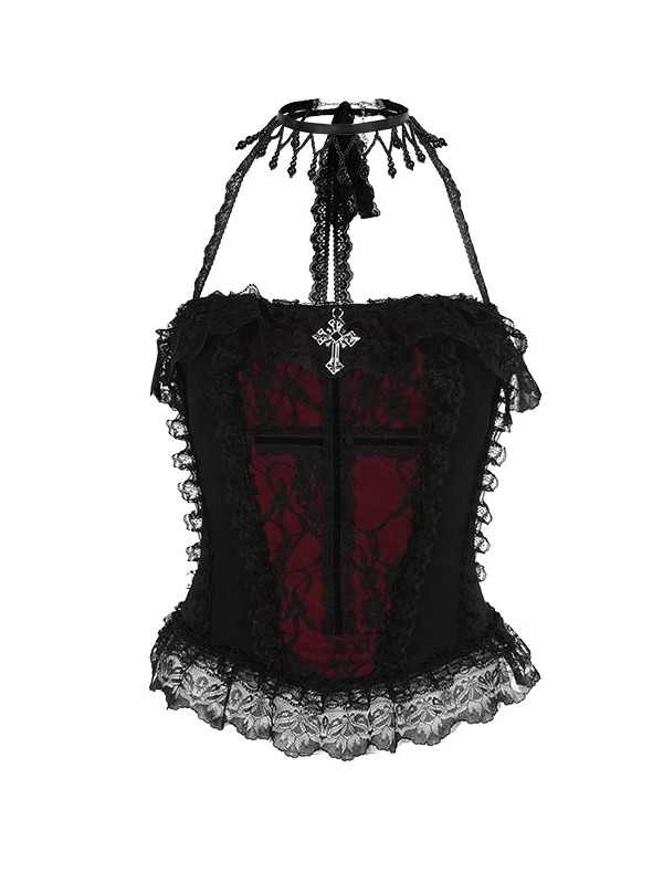 Gothic Lace Tank Top - Image 6