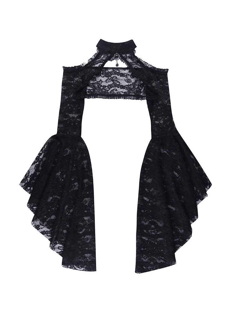Gothic Lace Waistcoat Sleeves - Image 6
